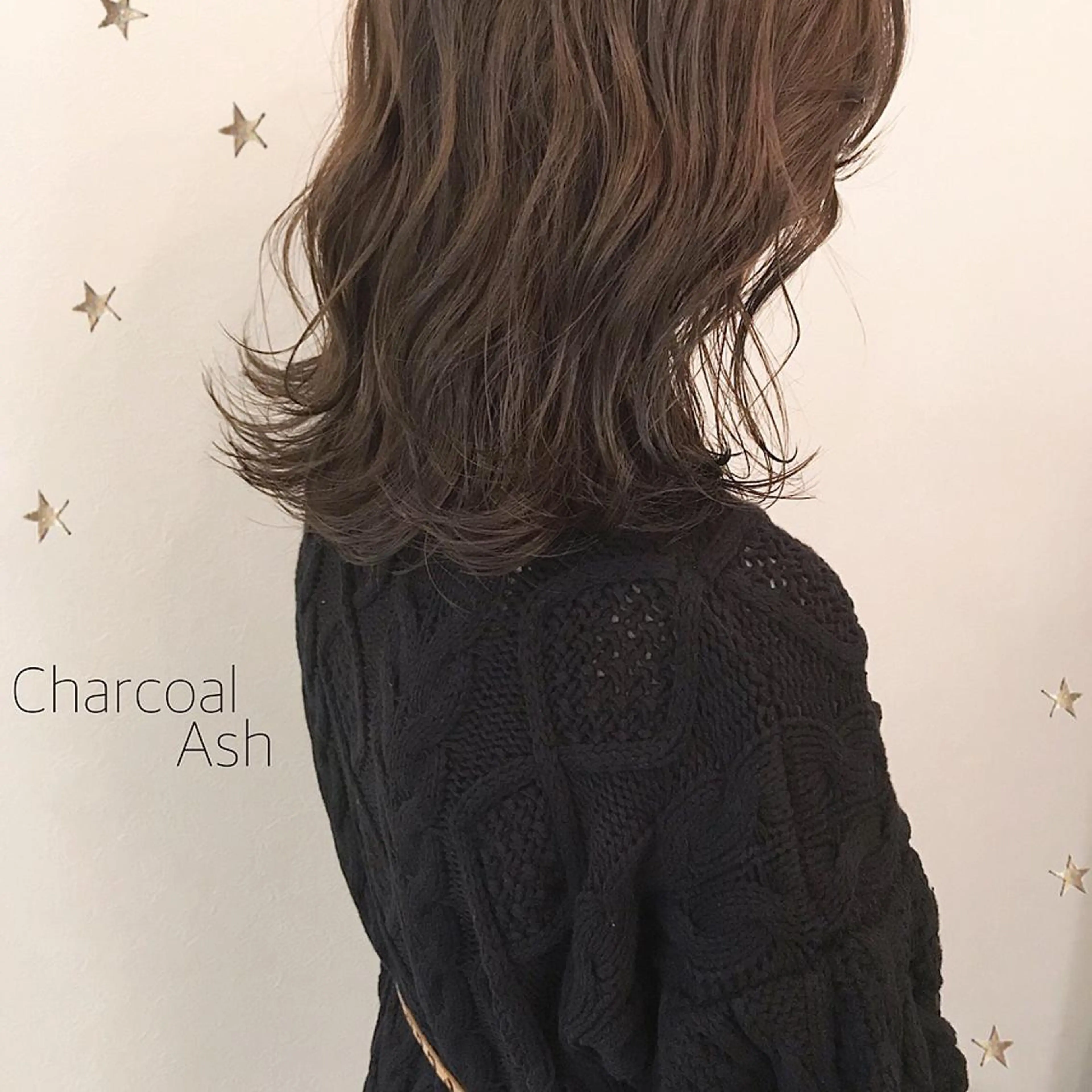 ミディアム カラー 市川 千夏のヘアスタイル