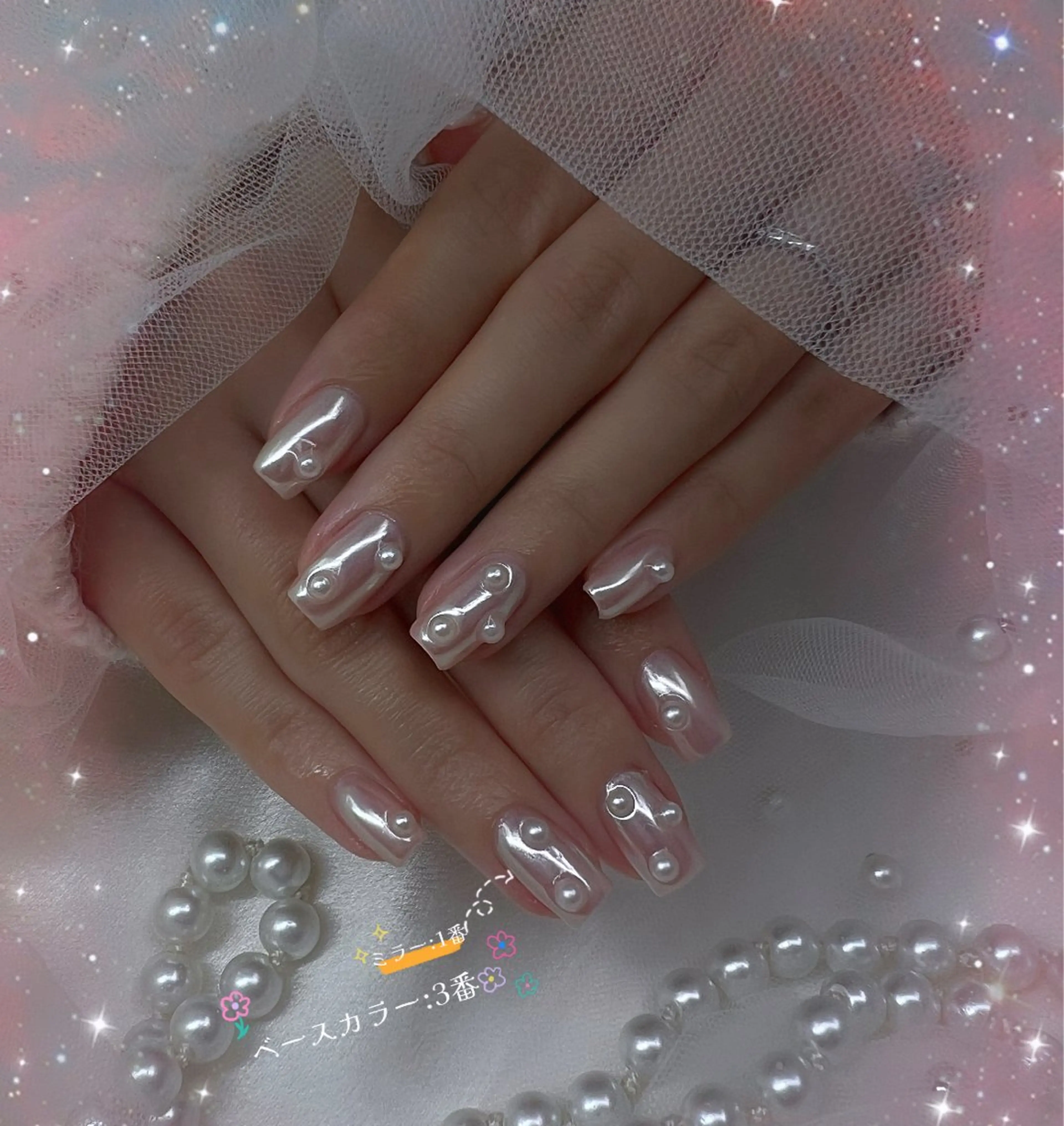 ネイル チークネイル フレンチネイル ガーリー グラデーション マグネットネイル ハンドネイル Chill Nailsalonのネイルデザイン