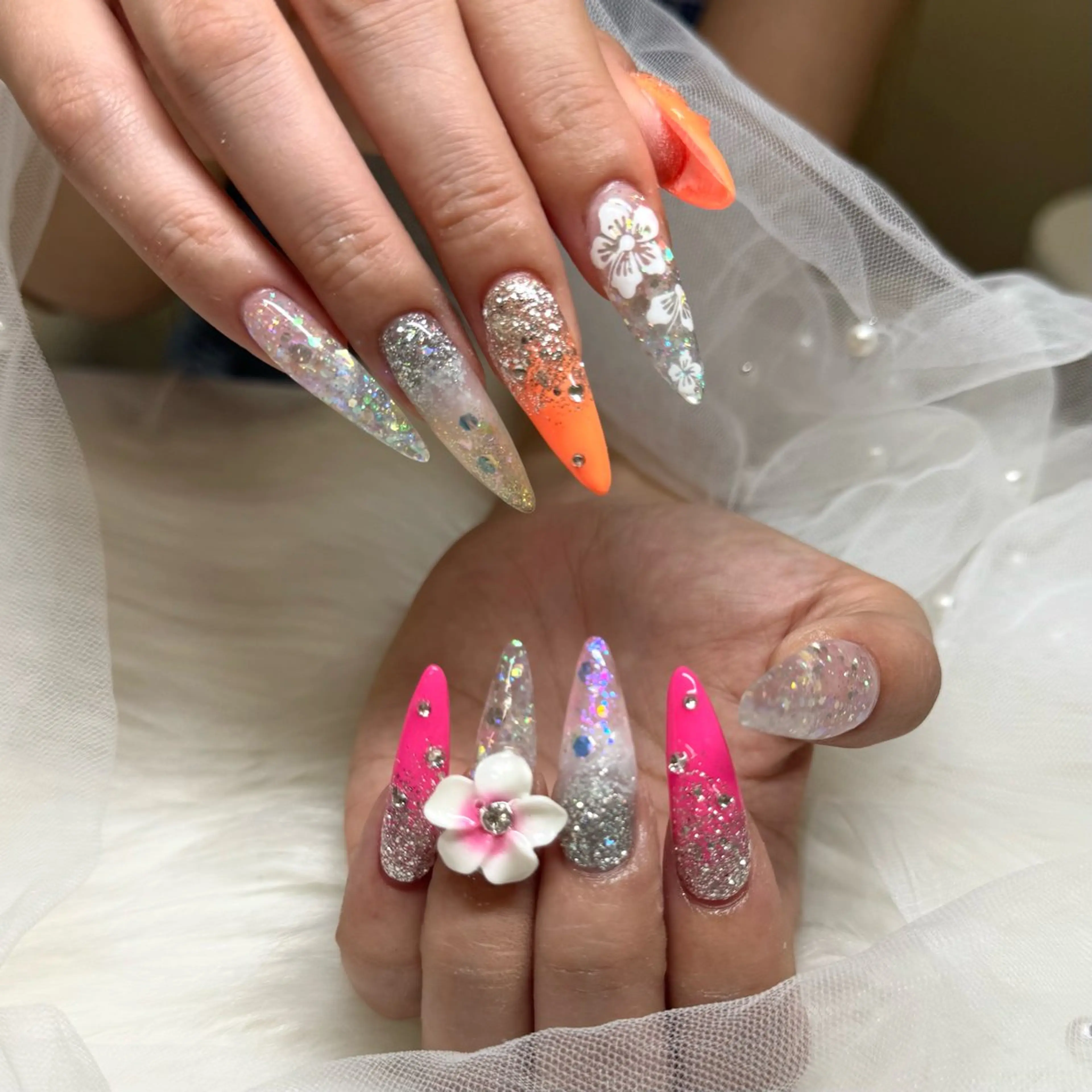 ネイル スカルプネイル ハンドネイル LUCAS 千葉 AOI💅🏾💕のネイルデザイン