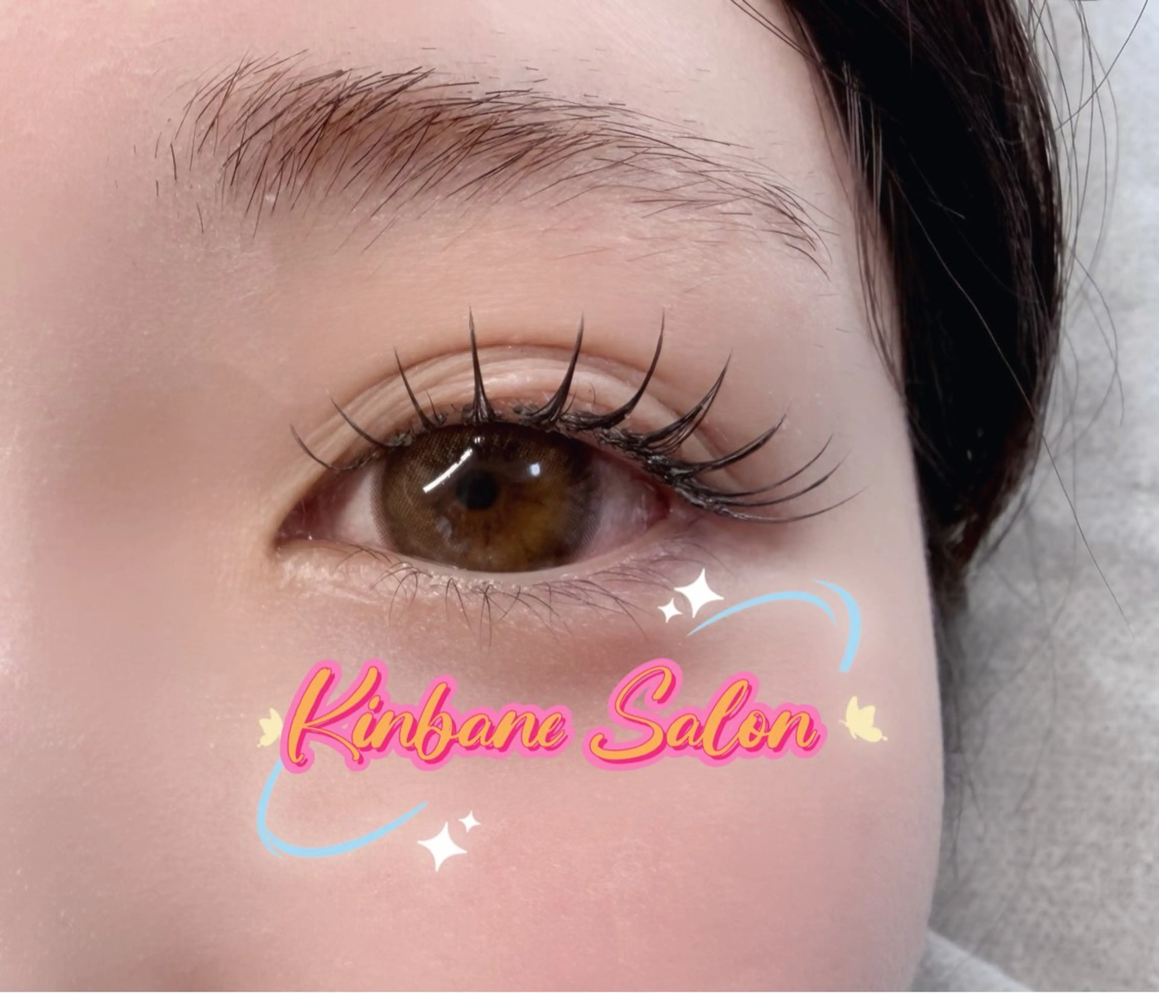 マツエク・マツパ 韓国風マツエク パリジェンヌラッシュリフト まつげパーマ 下まつげエクステ 一重×まつ毛パーマ マツエク キンバネ・サロン 高田馬場店のマツエク・マツパデザイン