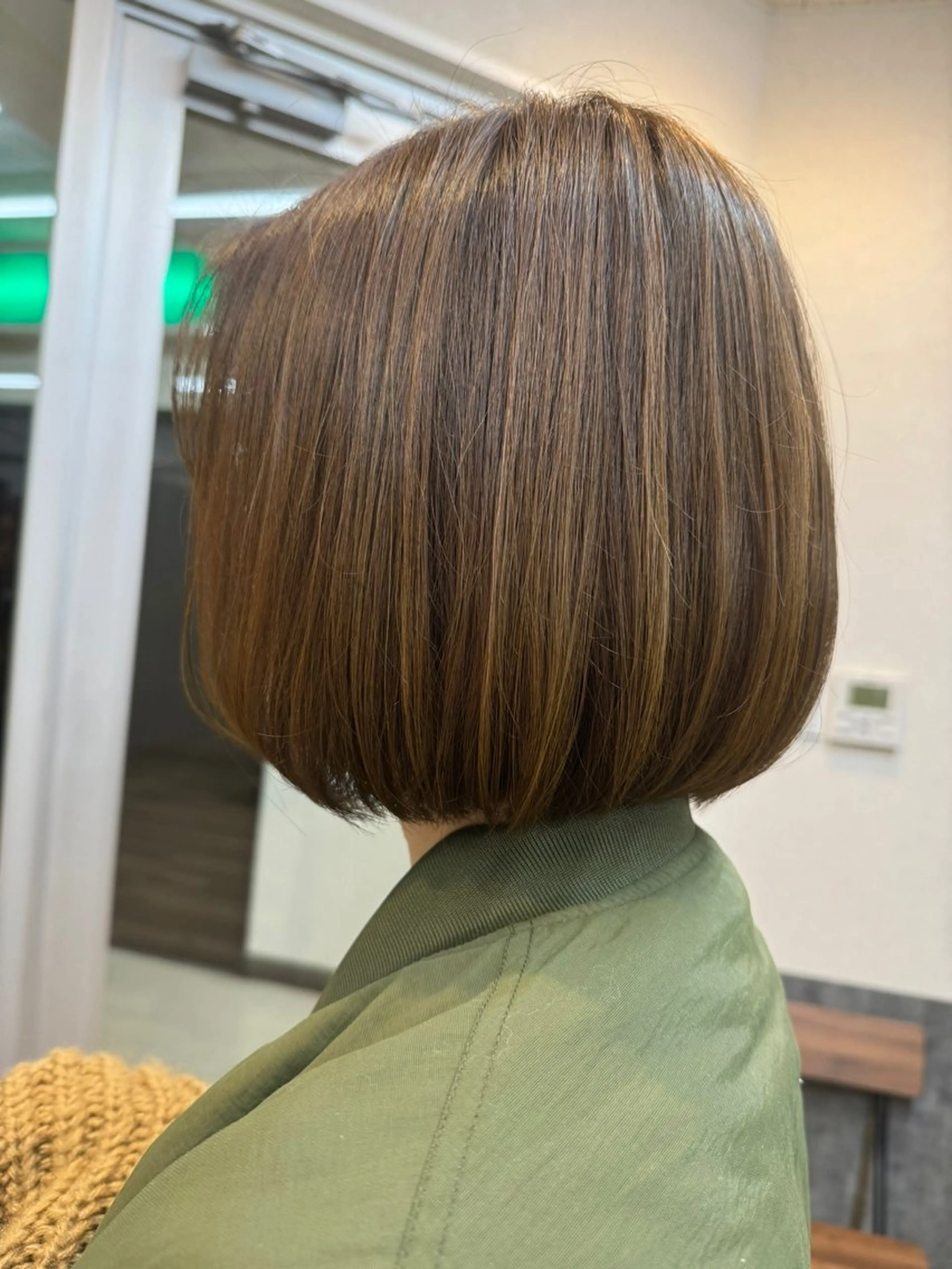 ミディアム カラー ブルーカラー ブルージュ メンズカット特化 今野のヘアスタイル