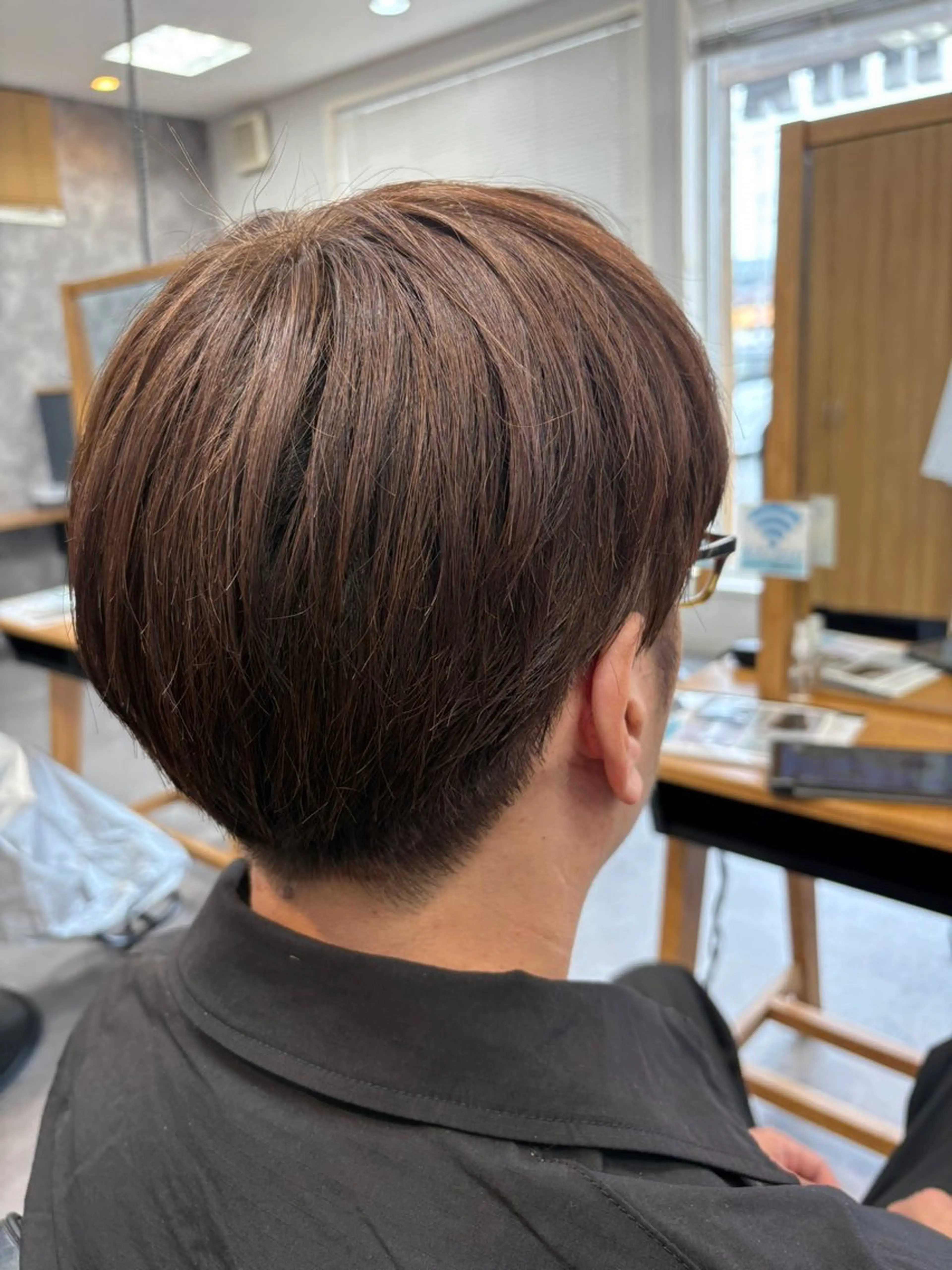 メンズ ツーブロック アラワラブルー ふくやのヘアスタイル