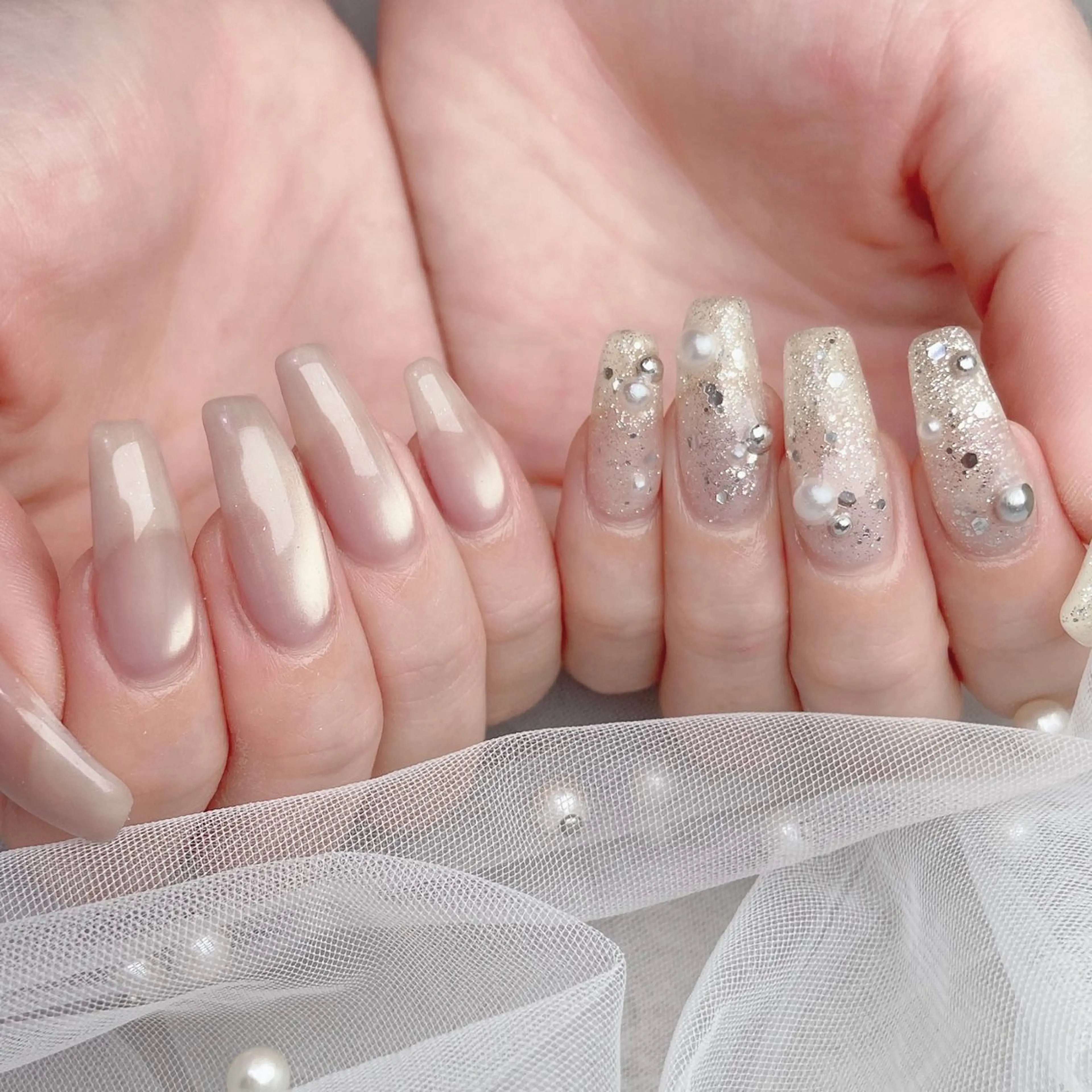 🎨4月限定練習モデル🎨【オフあり】HANDアシメデザインコース⟡.·*.の写真