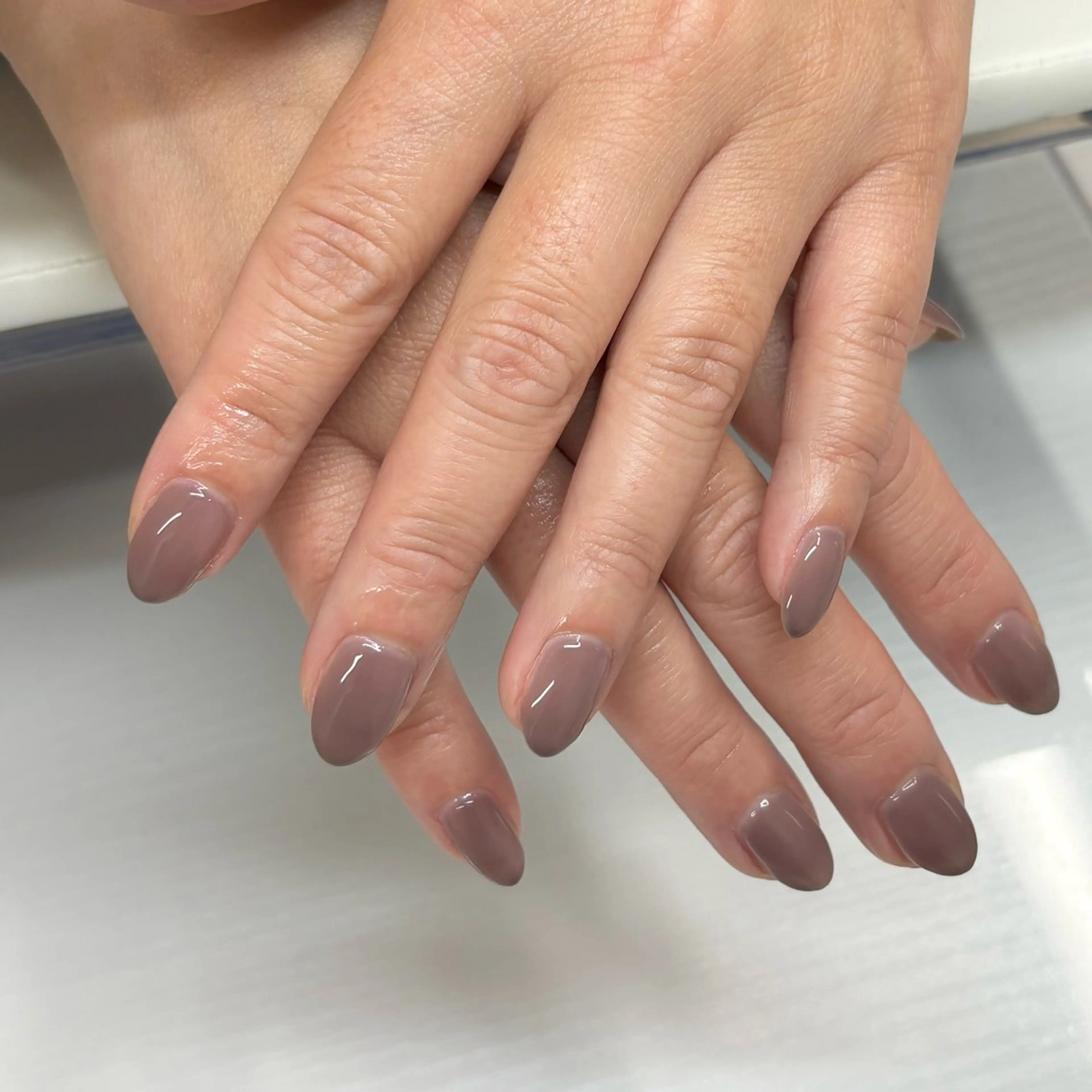 ネイル ワンカラーネイル ハンドネイル SHILON非対面 サロン karinのネイルデザイン