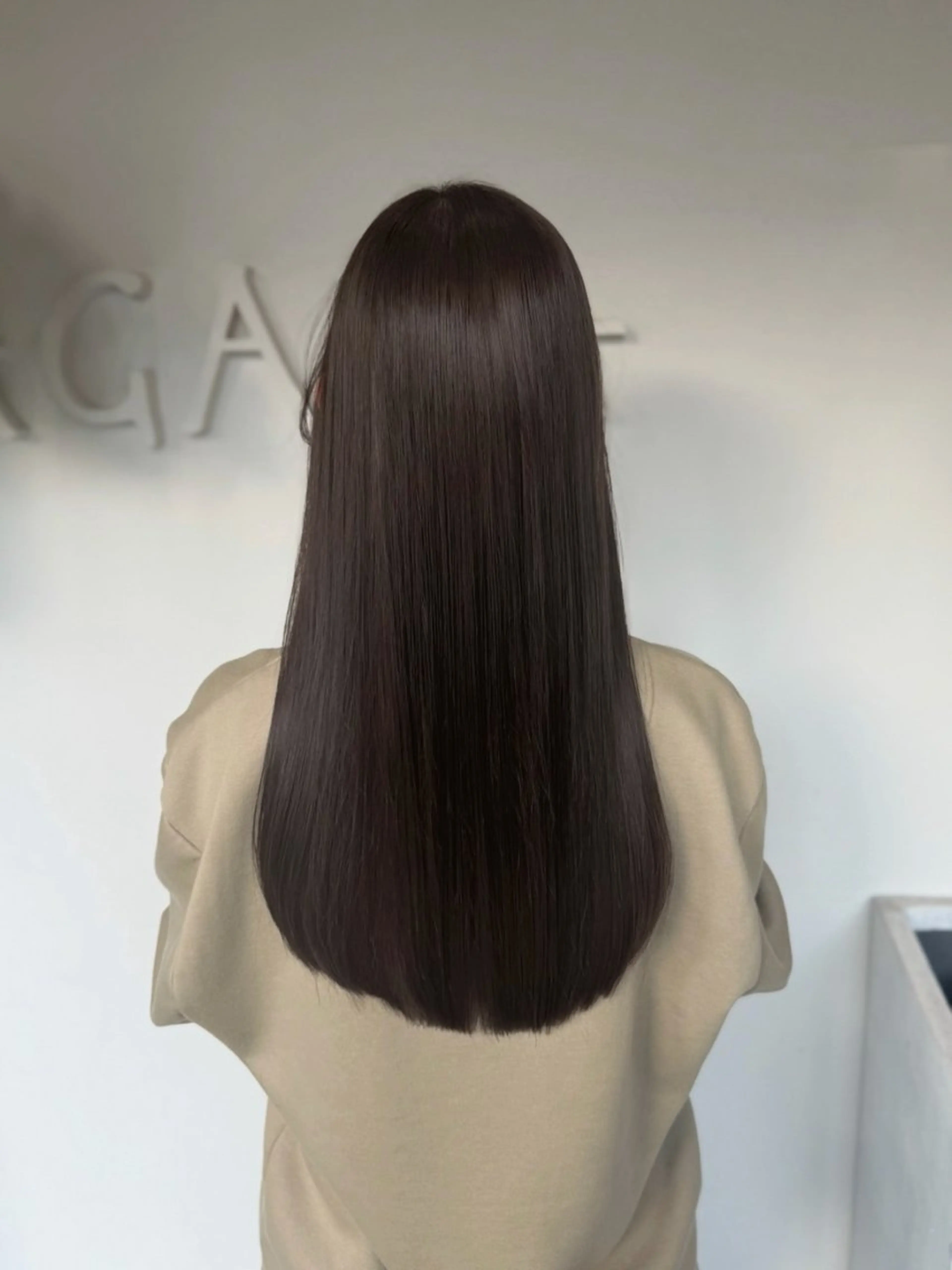 ロング カラー カット ヘアカラー トリートメント 透明感カラー／ 艶感カラー／RAMUのヘアスタイル