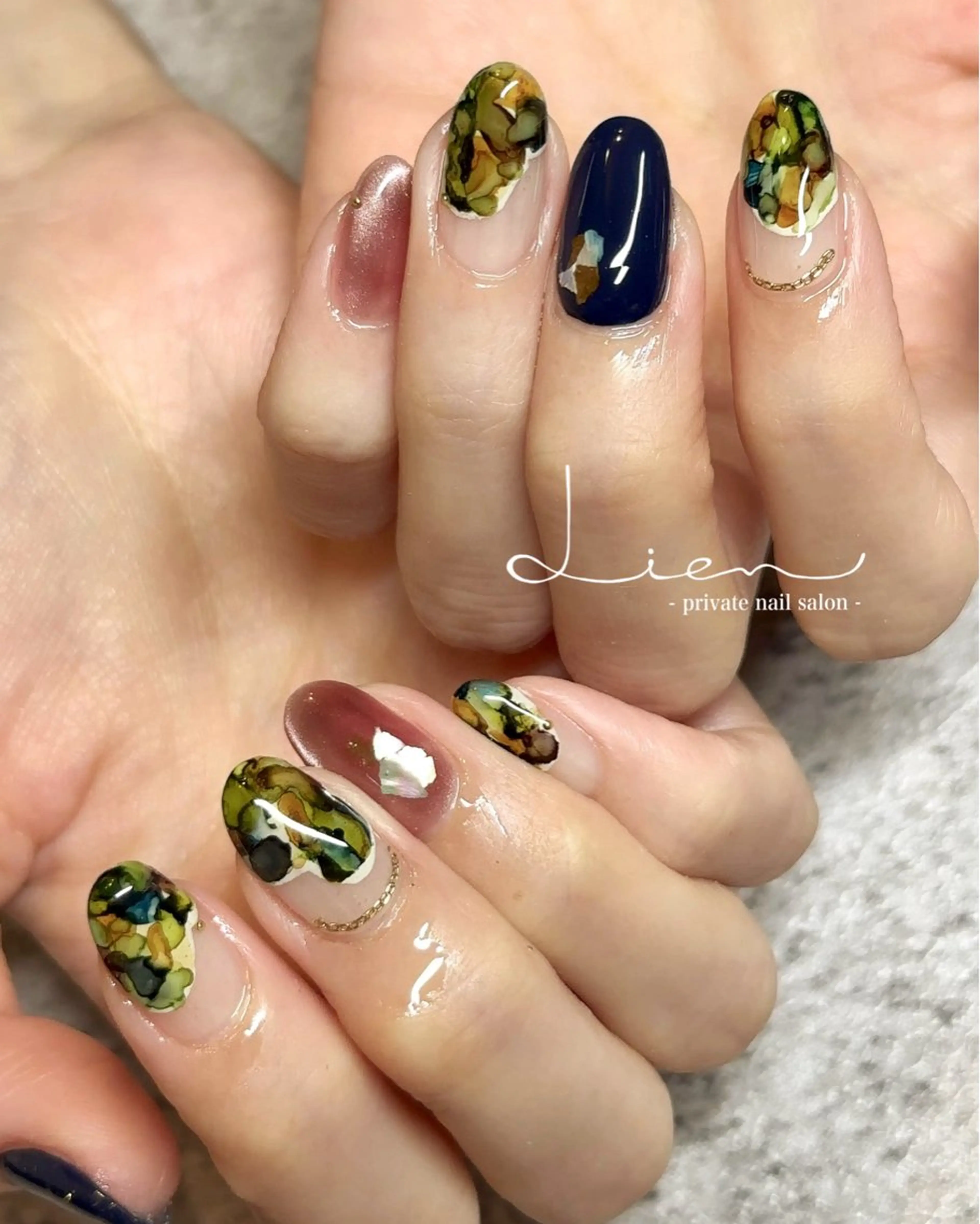 ネイル ハンドネイル Lien 【リアン】北堀江のネイルデザイン