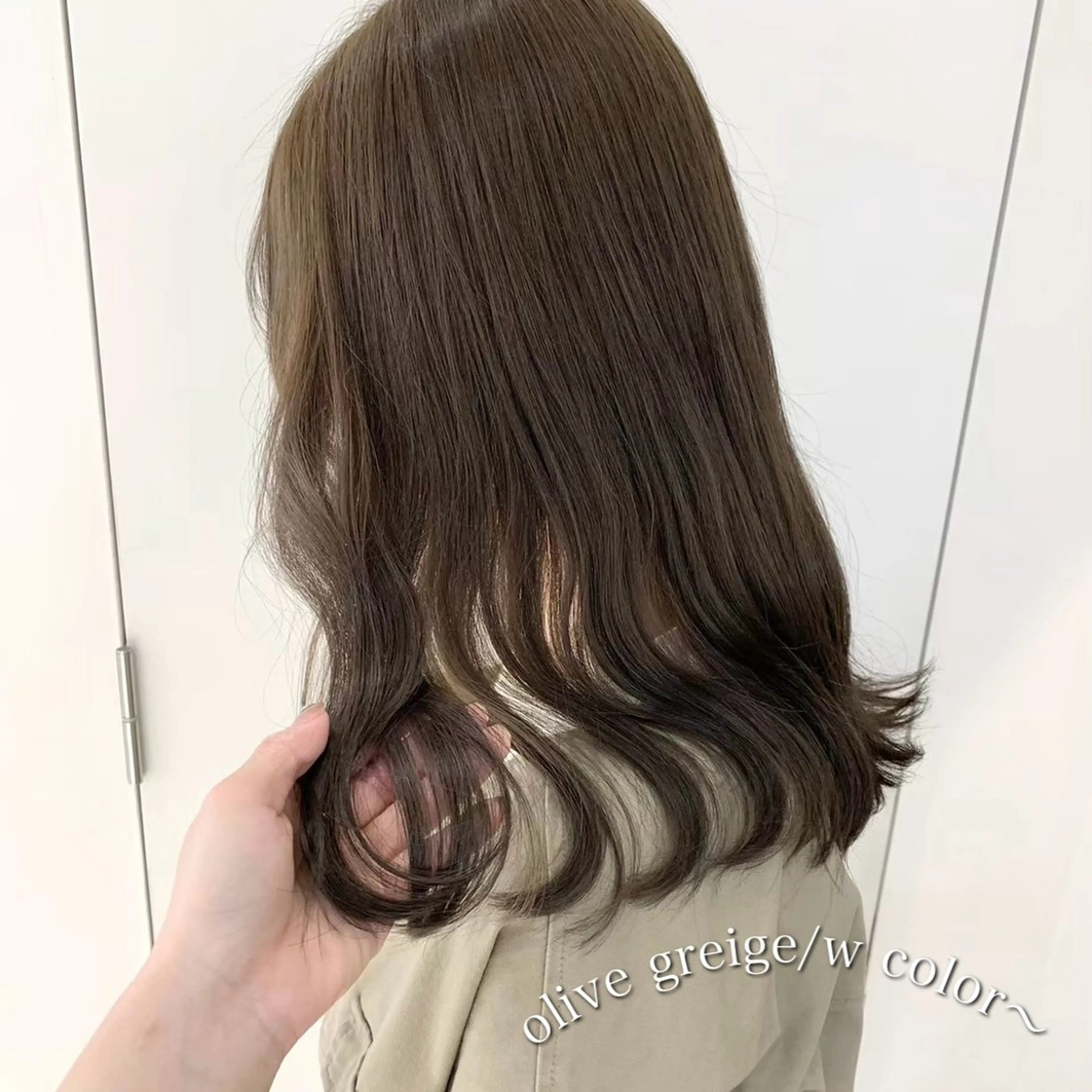 セミロング カット ヘアカラー トリートメント ParveMix 🪽鳥取彩花のヘアスタイル