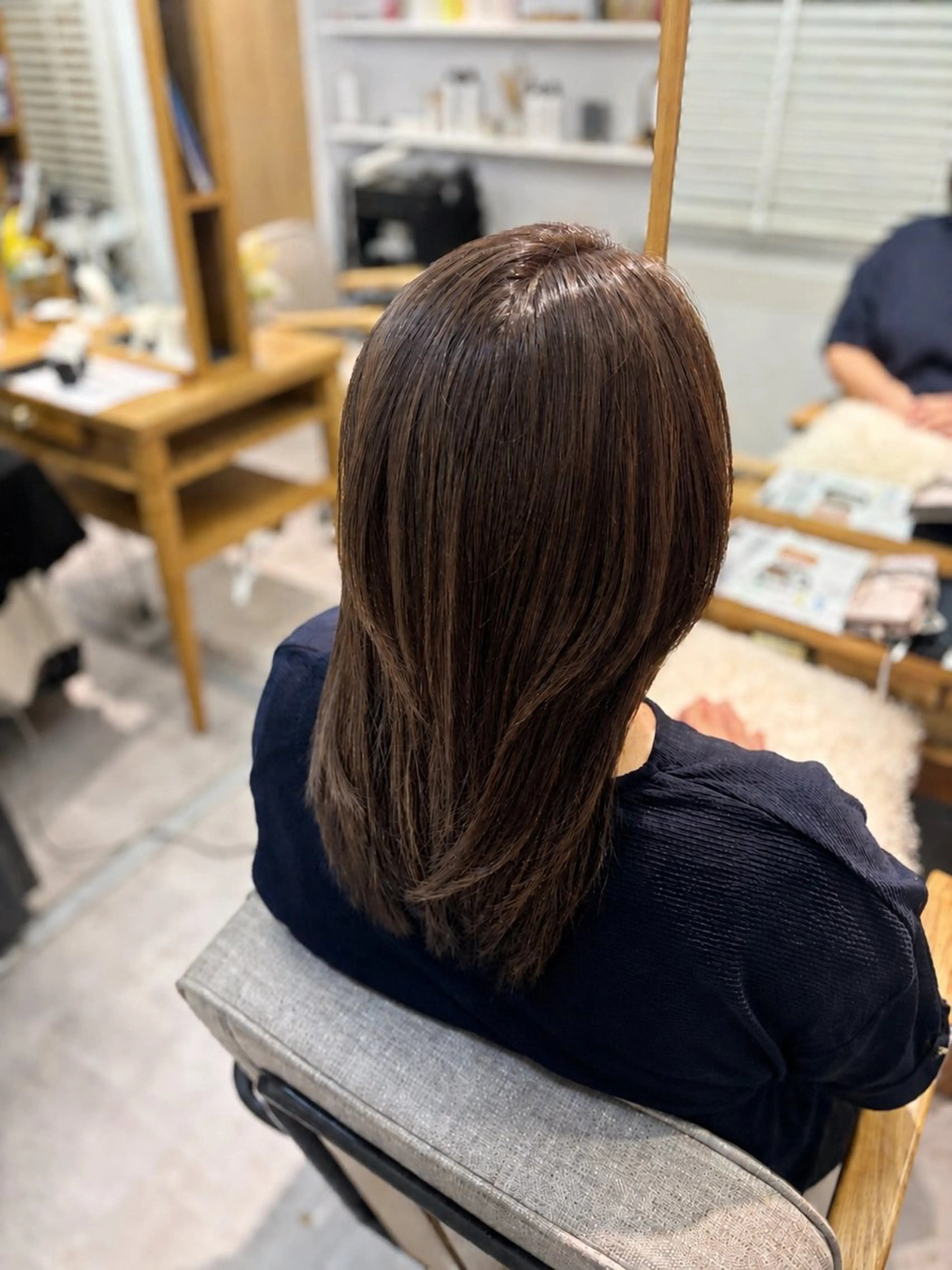 セミロング カラー トリートメント 🫧西野 杏🫧のヘアスタイル