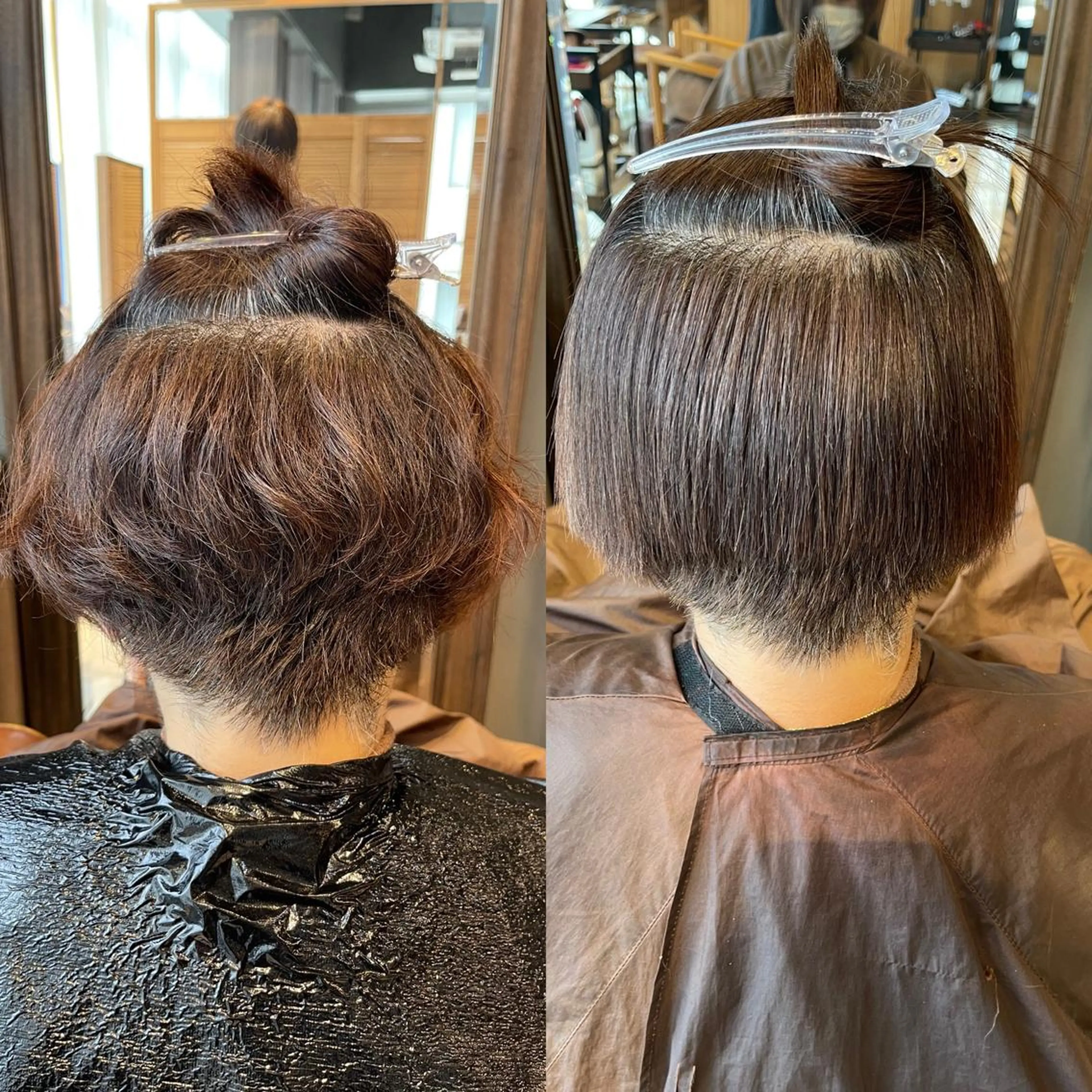 ショート 縮毛矯正 トリートメント 六本木縮毛矯正/髪質 改善/LOANA鈴木のヘアスタイル