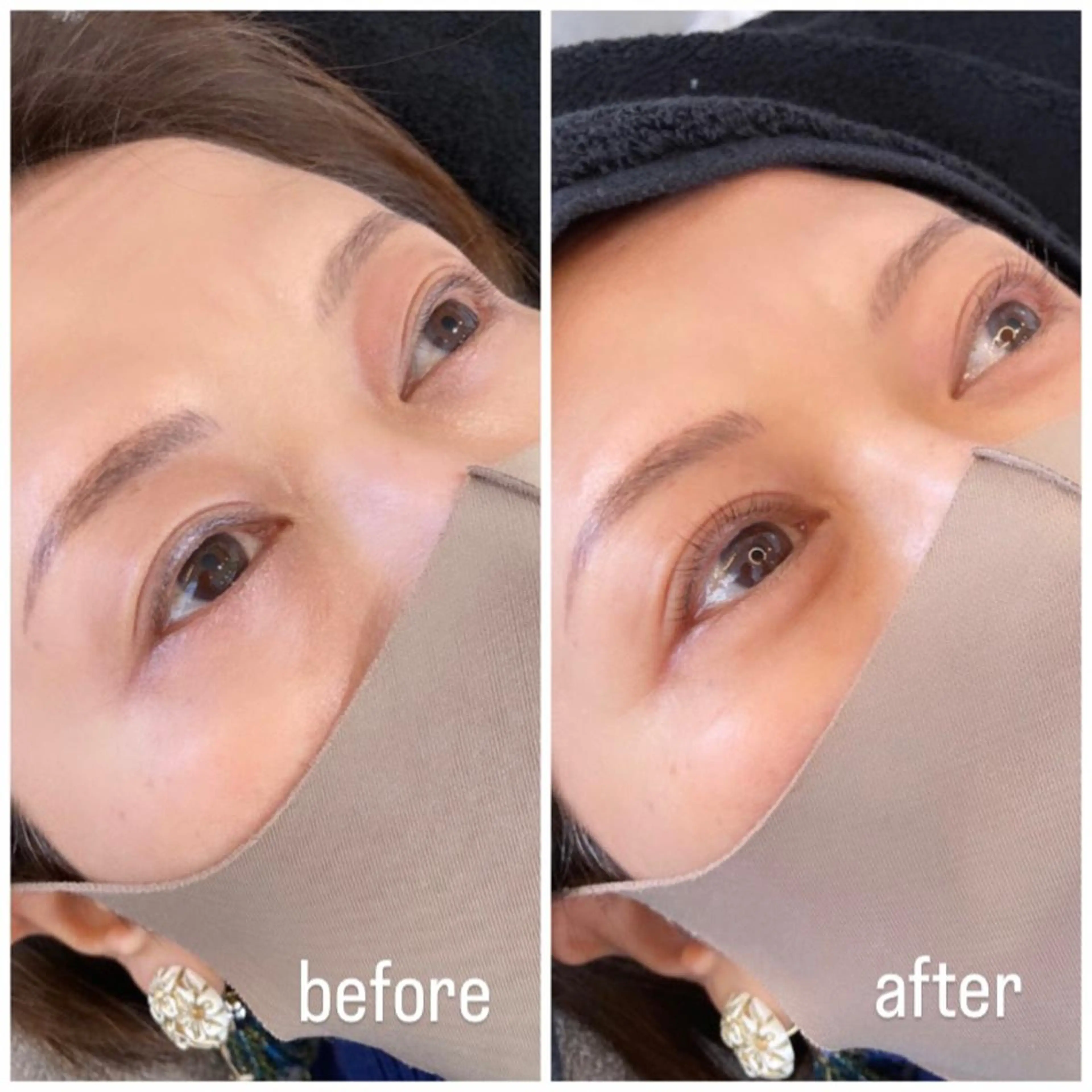 マツエク・マツパ パリジェンヌラッシュリフト 【Amber】 Kurumiのマツエク・マツパデザイン