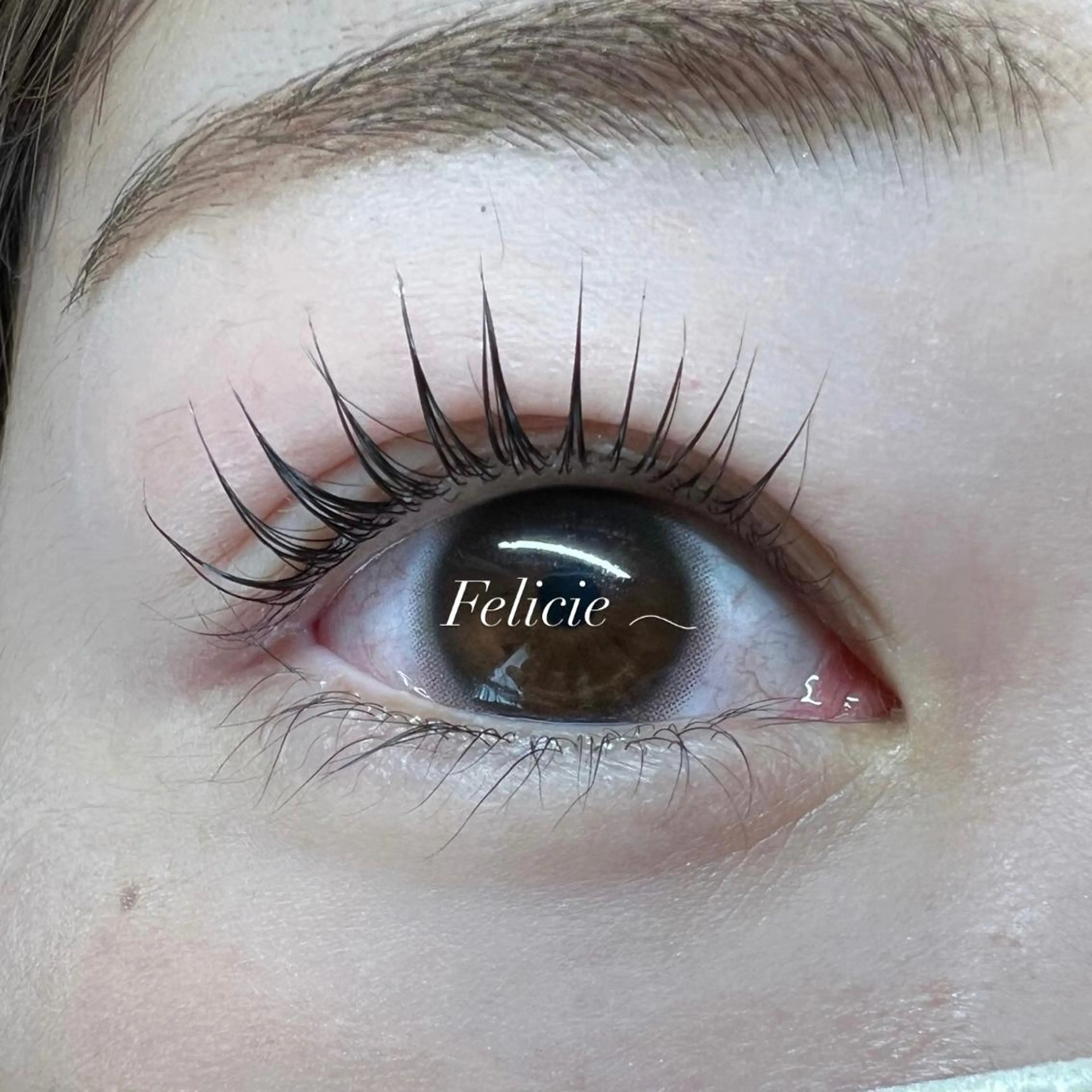 マツエク・マツパ パリジェンヌラッシュリフト マツパ Felicie＊ Sayakaのマツエク・マツパデザイン