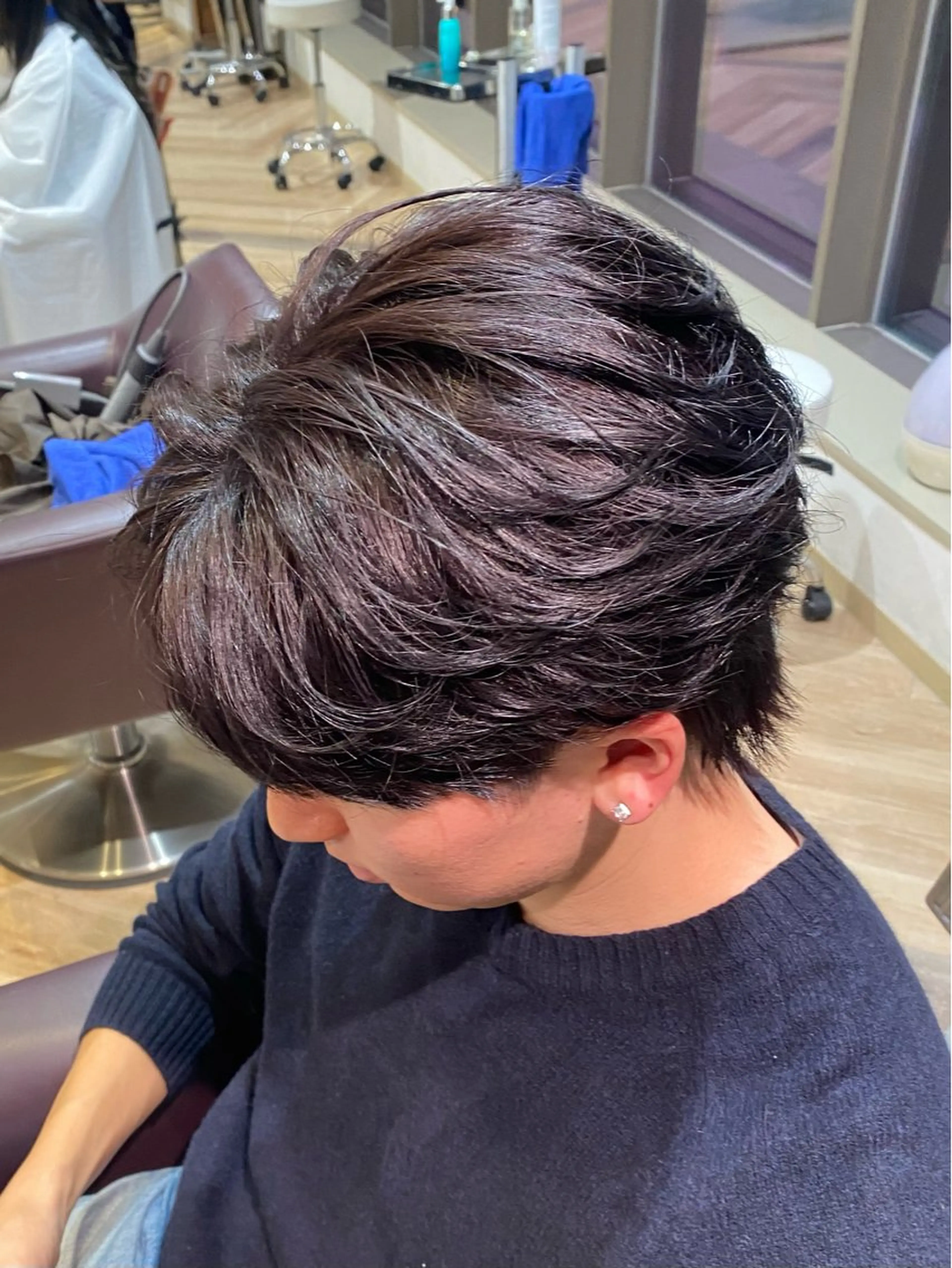 メンズ メンズ特化/フェザー /パーマ/伊勢元のヘアスタイル