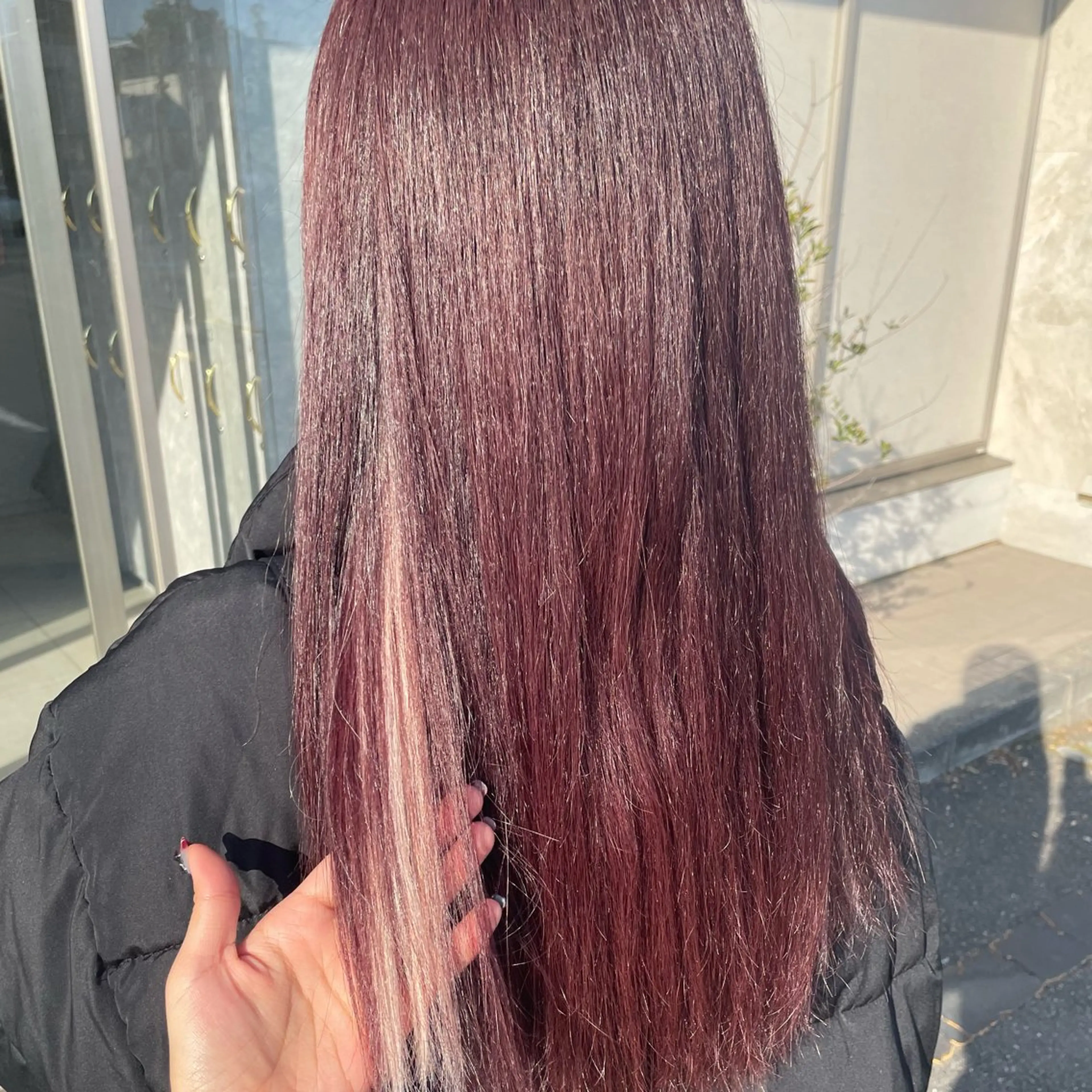 ロング カラー 顔まわり/インナー カラー/　syuriのヘアスタイル