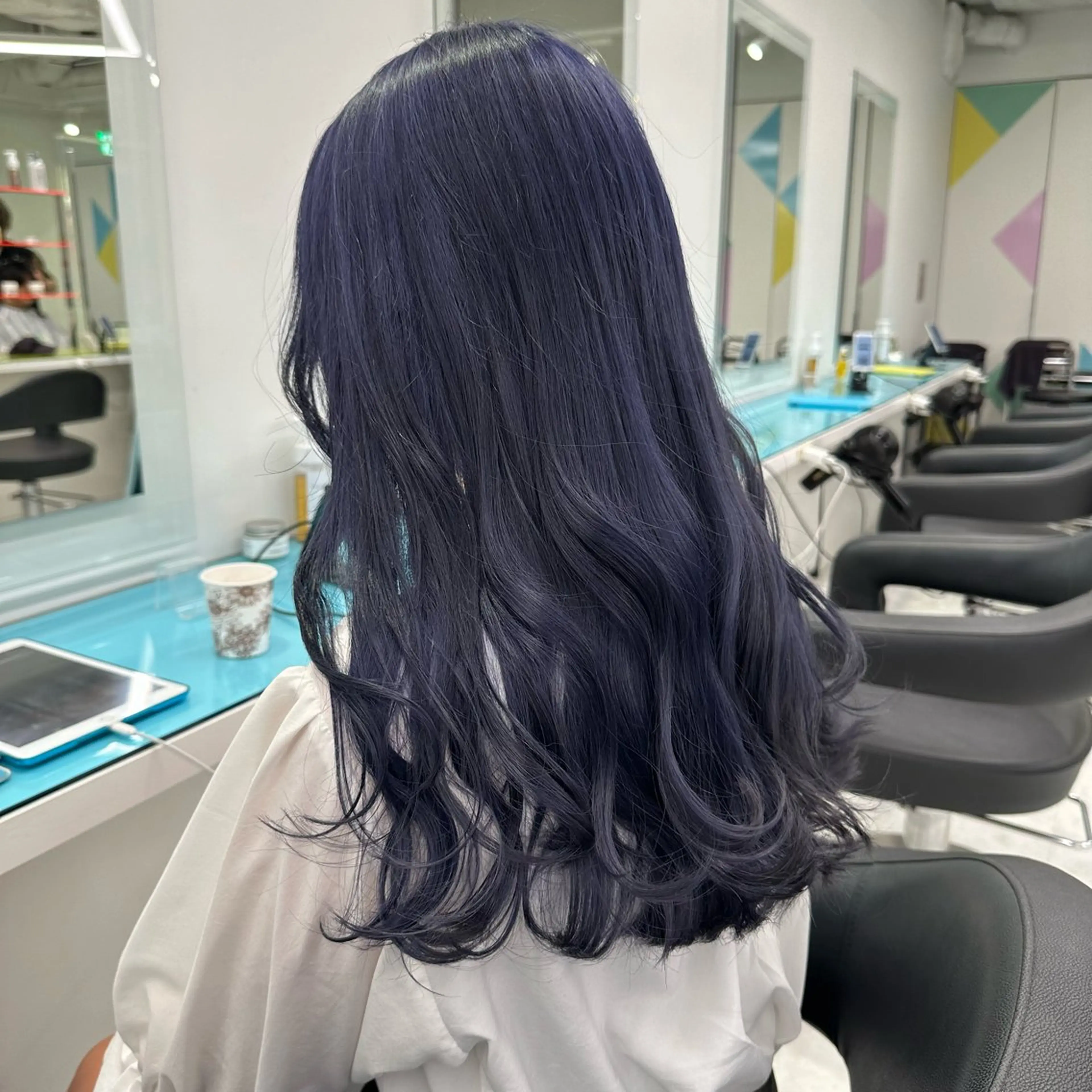 ロング ヘアカラー トリートメント 🦋韓国風カラー🦋 こうせい原宿のヘアスタイル