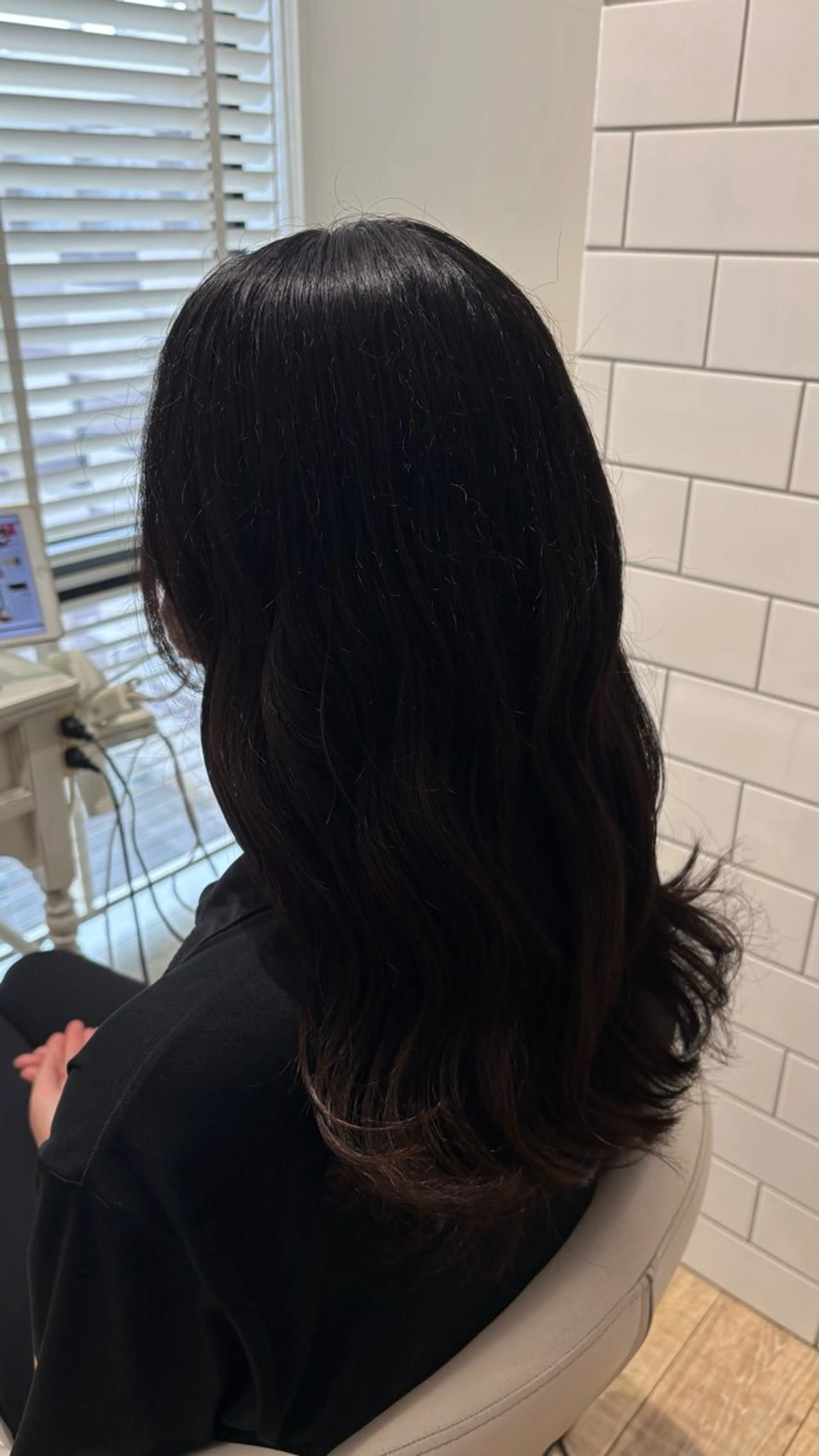 ロング カラー カット トリートメント 似合わせ 顔周りYUUGAのヘアスタイル