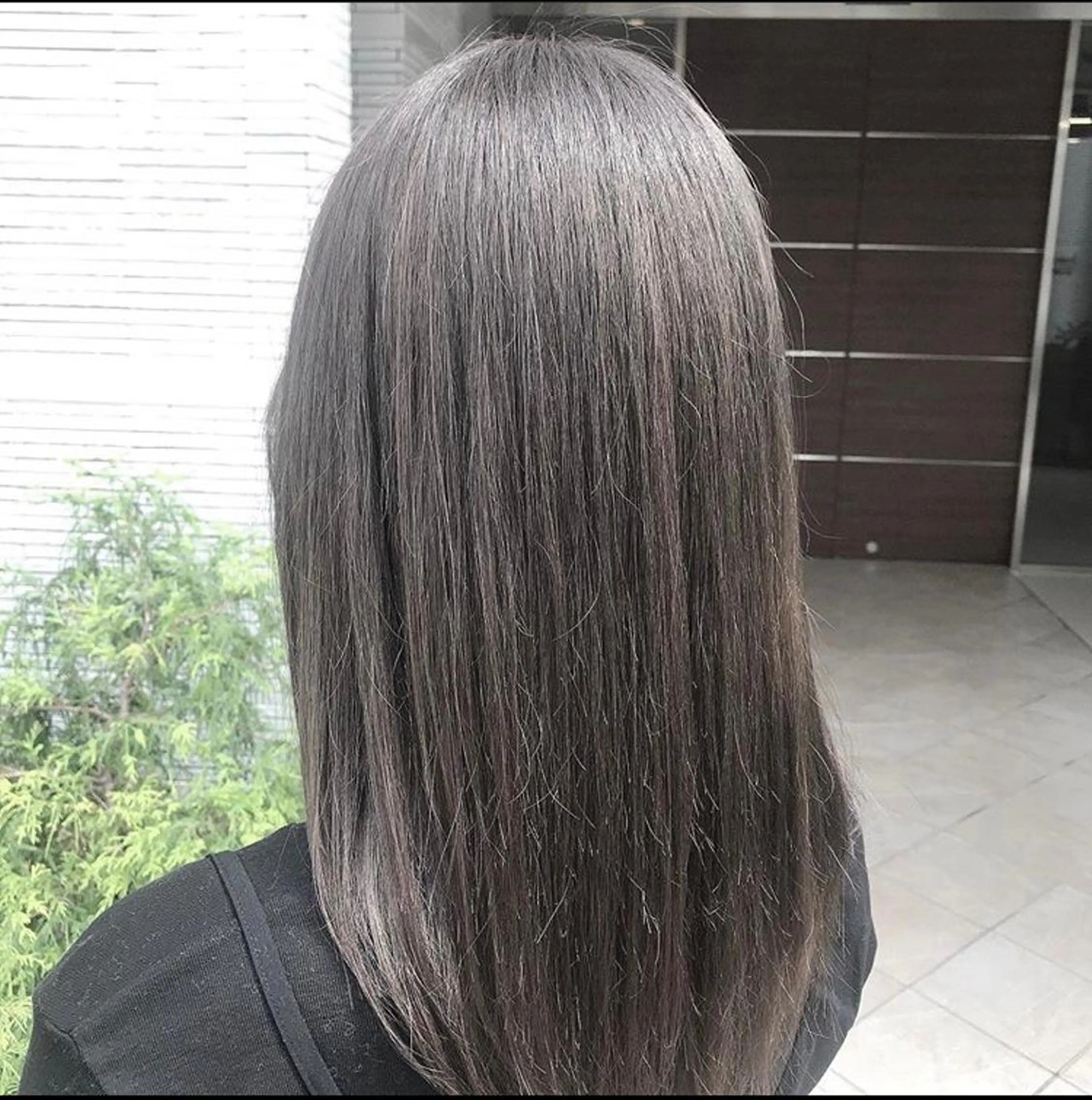 セミロング カラー 髪質改善/ ツヤ髪カラー/高井のヘアスタイル
