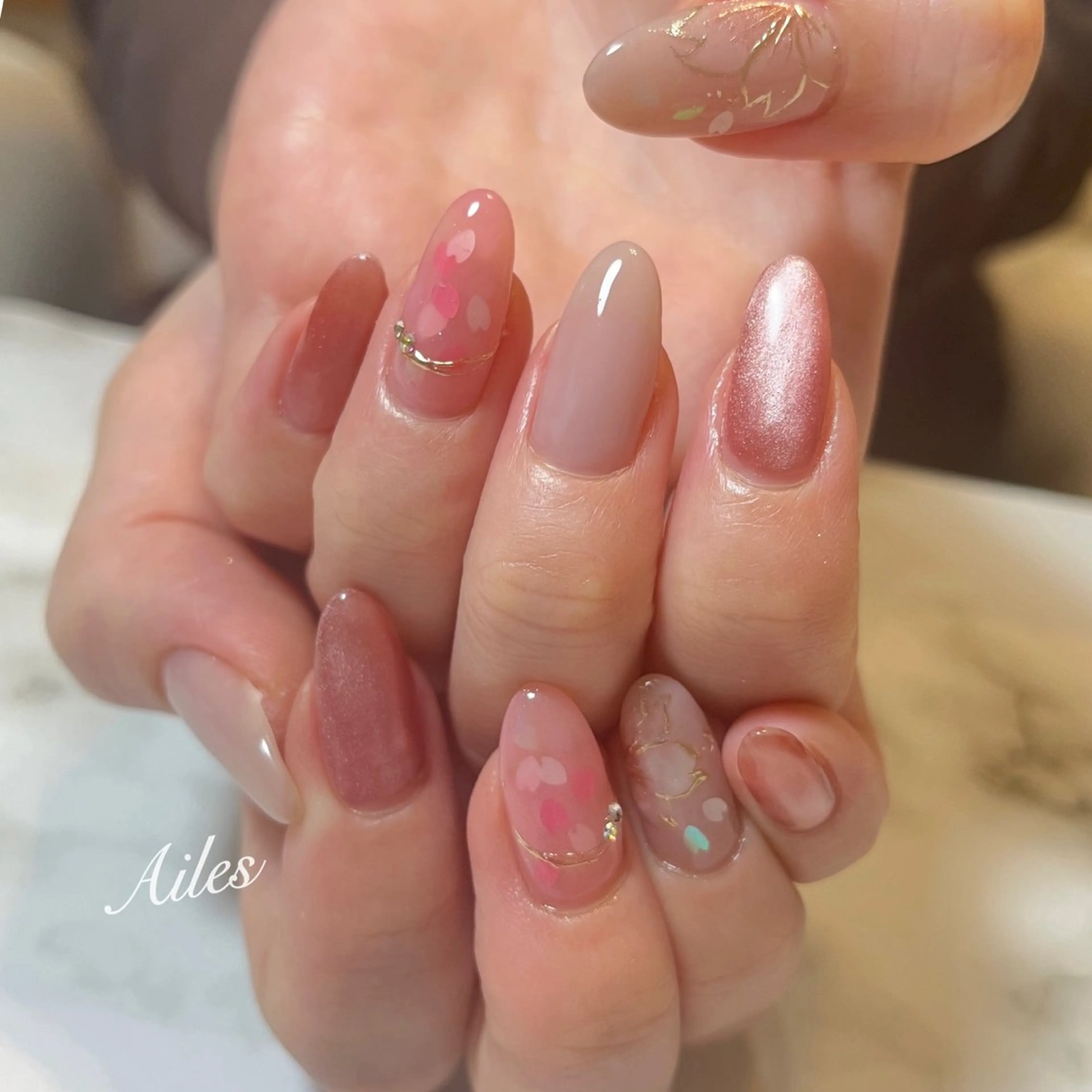 ネイル ハンドネイル Ailes mayumiのネイルデザイン
