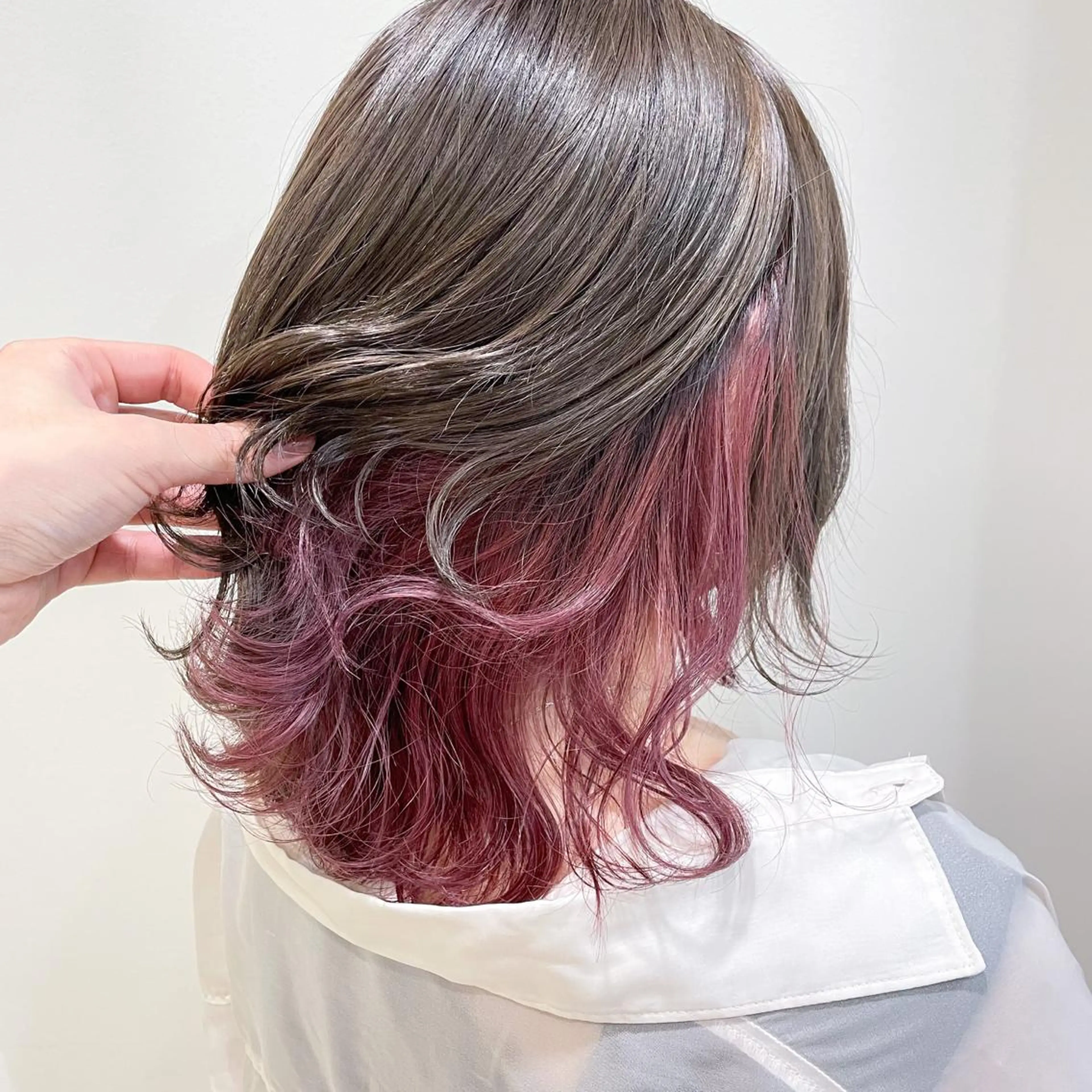 セミロング カラー ヘアカラー トリートメント 縮毛矯正/髪質改善 /韓国風　山川春輝のヘアスタイル