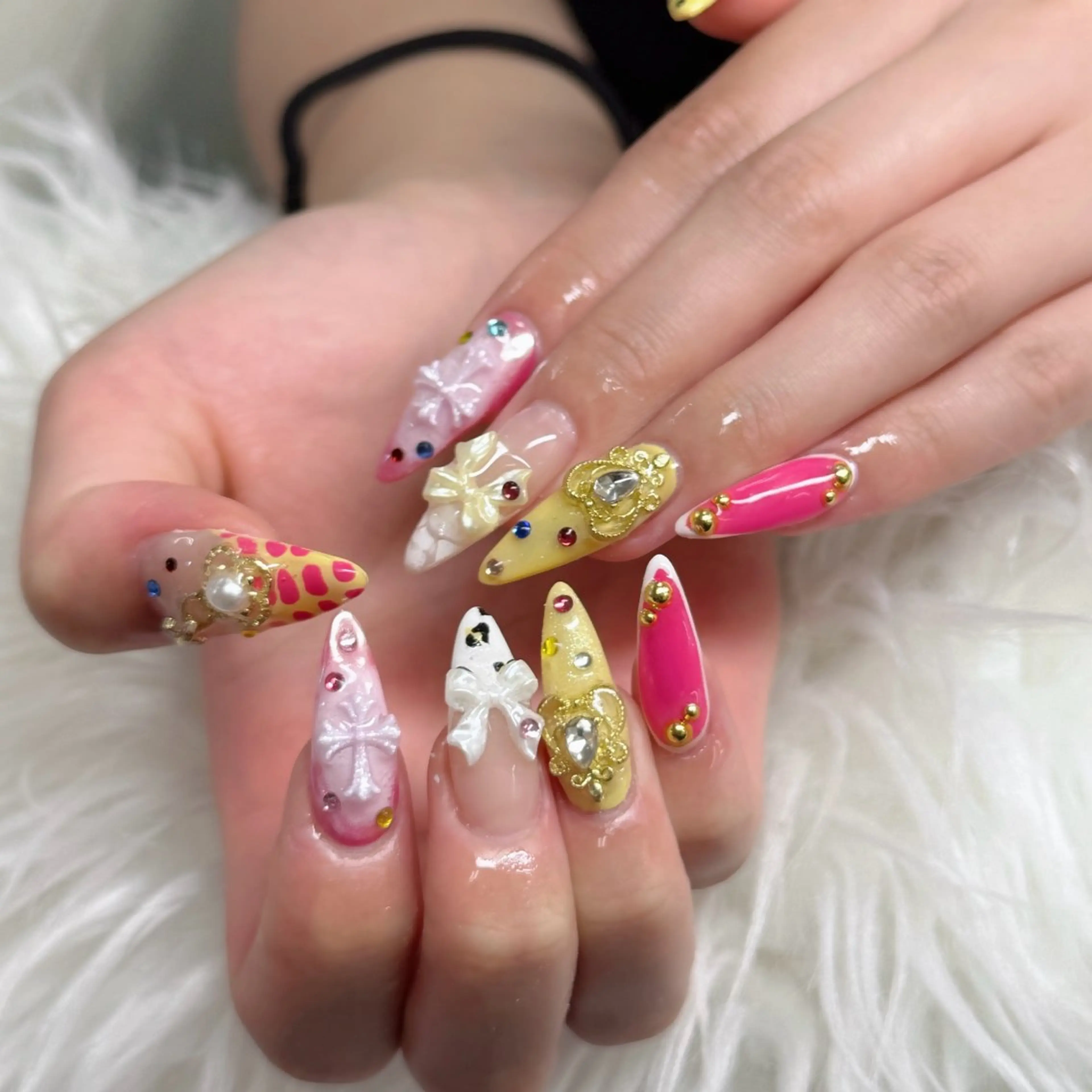 ネイル フットネイル フレンチネイル グラデーション 韓国ネイル ロングネイル ハンドネイル Hani Nail Salonのネイルデザイン