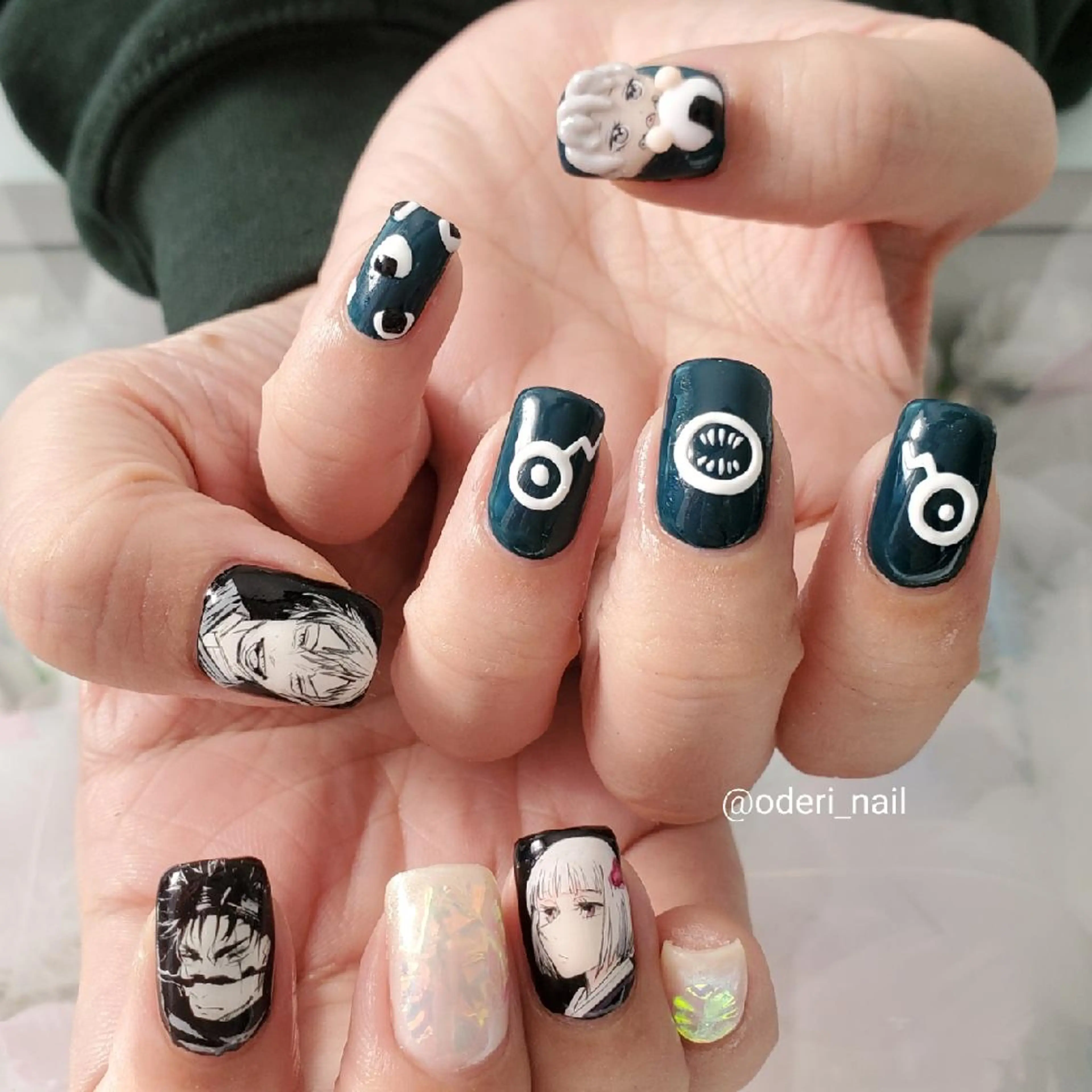 ネイル アートネイル ジェルネイル おで@ oderi_nailのネイルデザイン