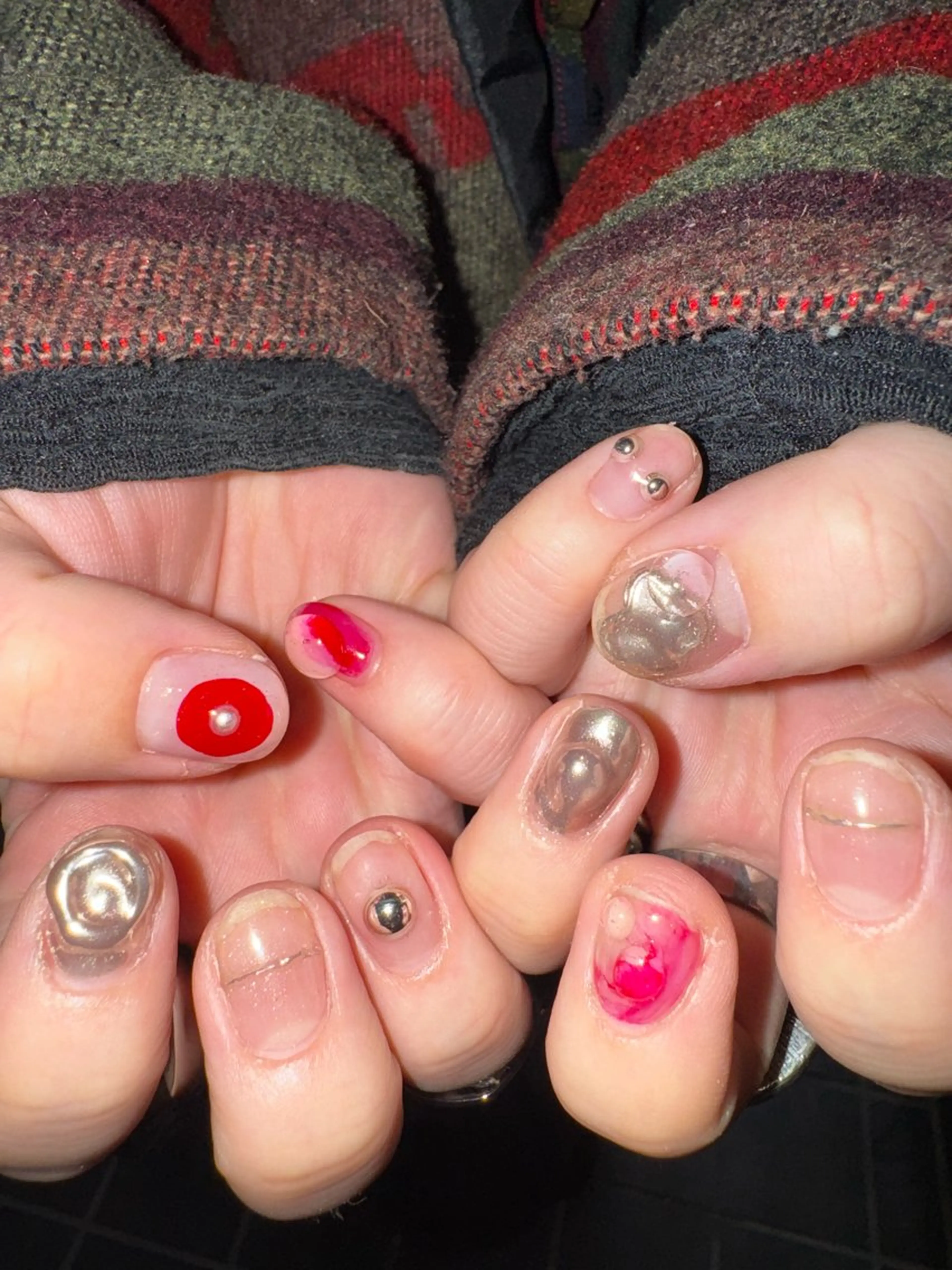 ネイル アートネイル MITSUKI🪡 海外/個性派/ロングのネイルデザイン