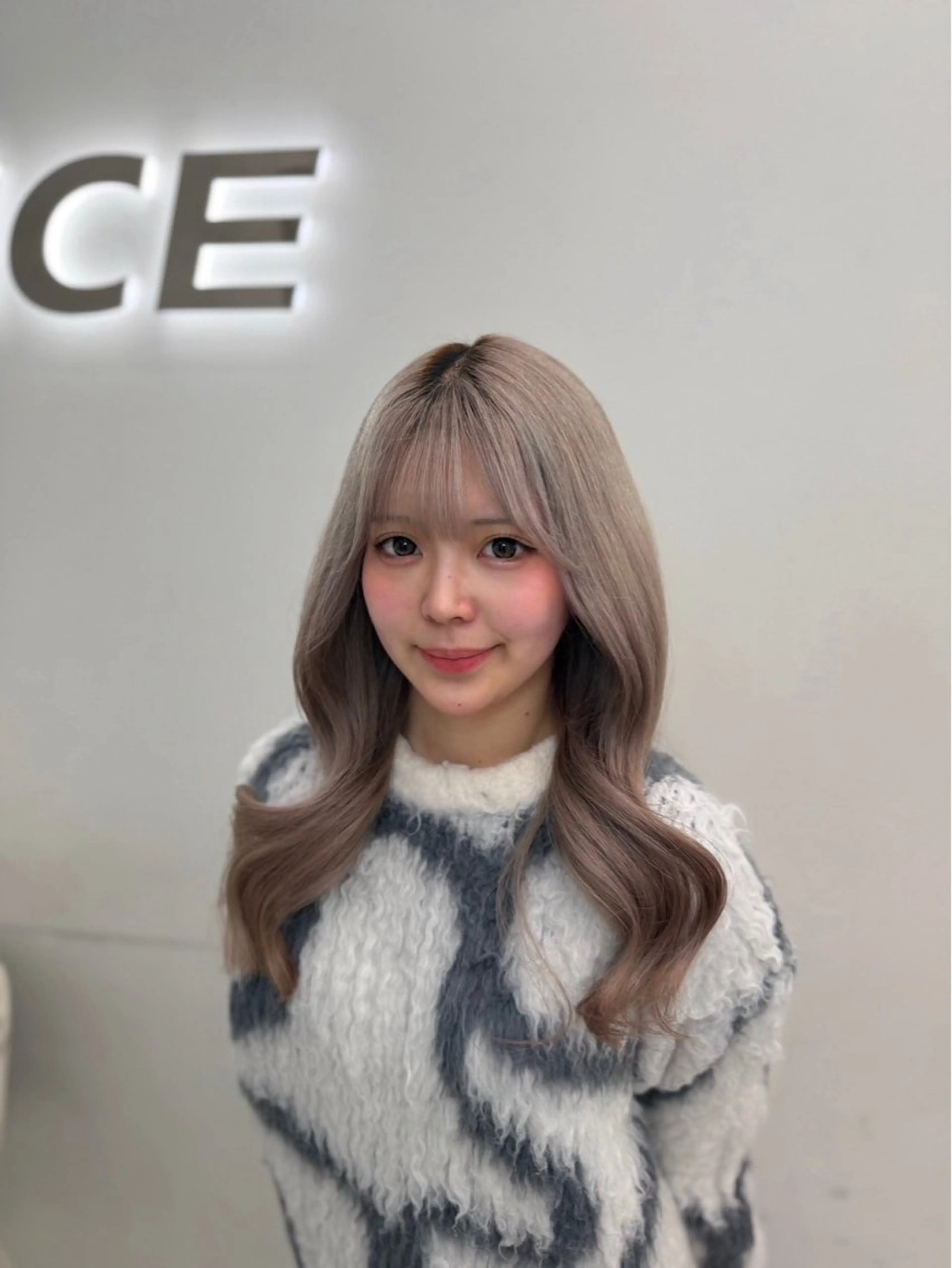 カラー ヘアカラー 透明感ベージュ🎀 Anju/渋谷🎀のヘアスタイル