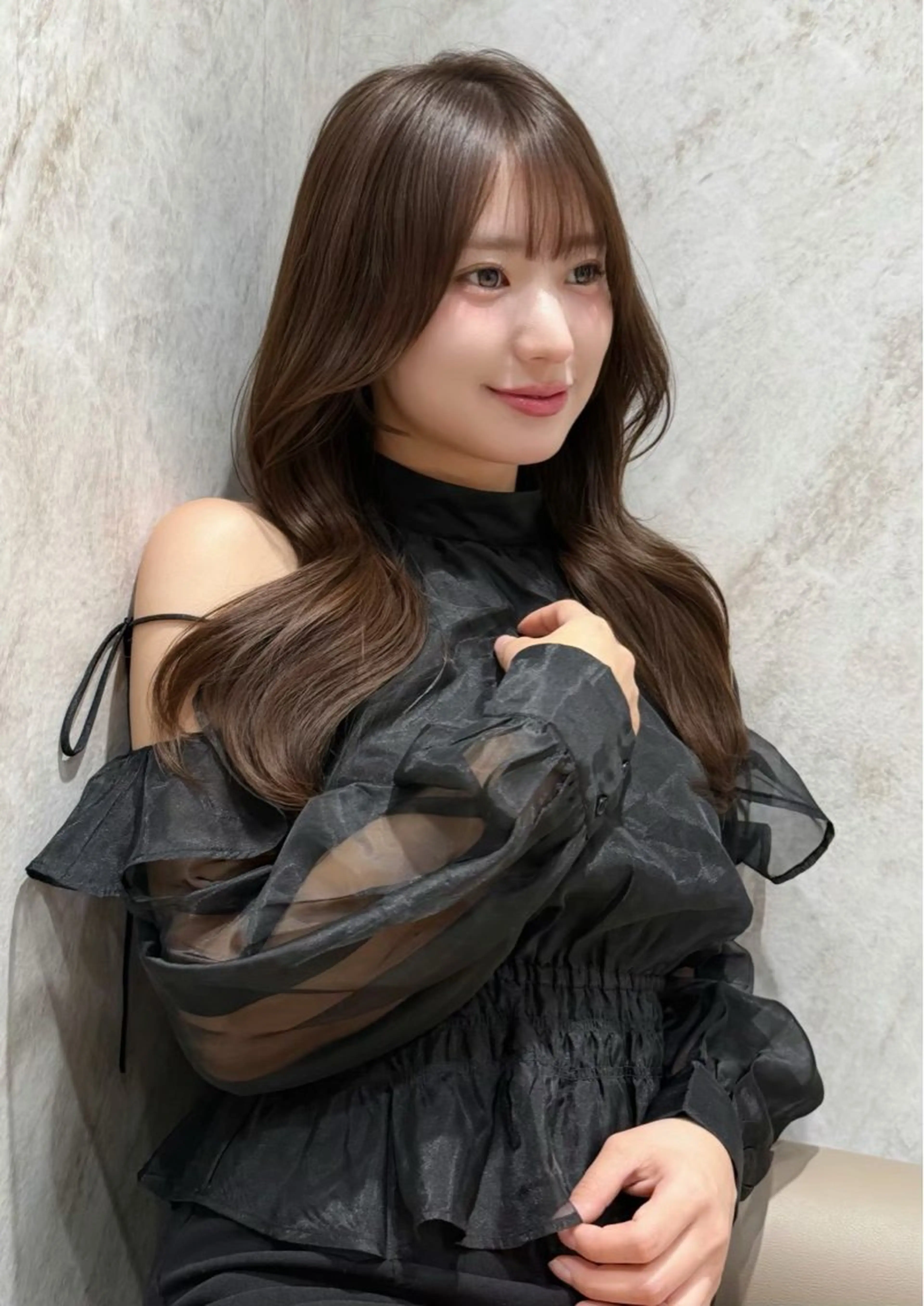 ロング カラー 渡部 倖賀のヘアスタイル