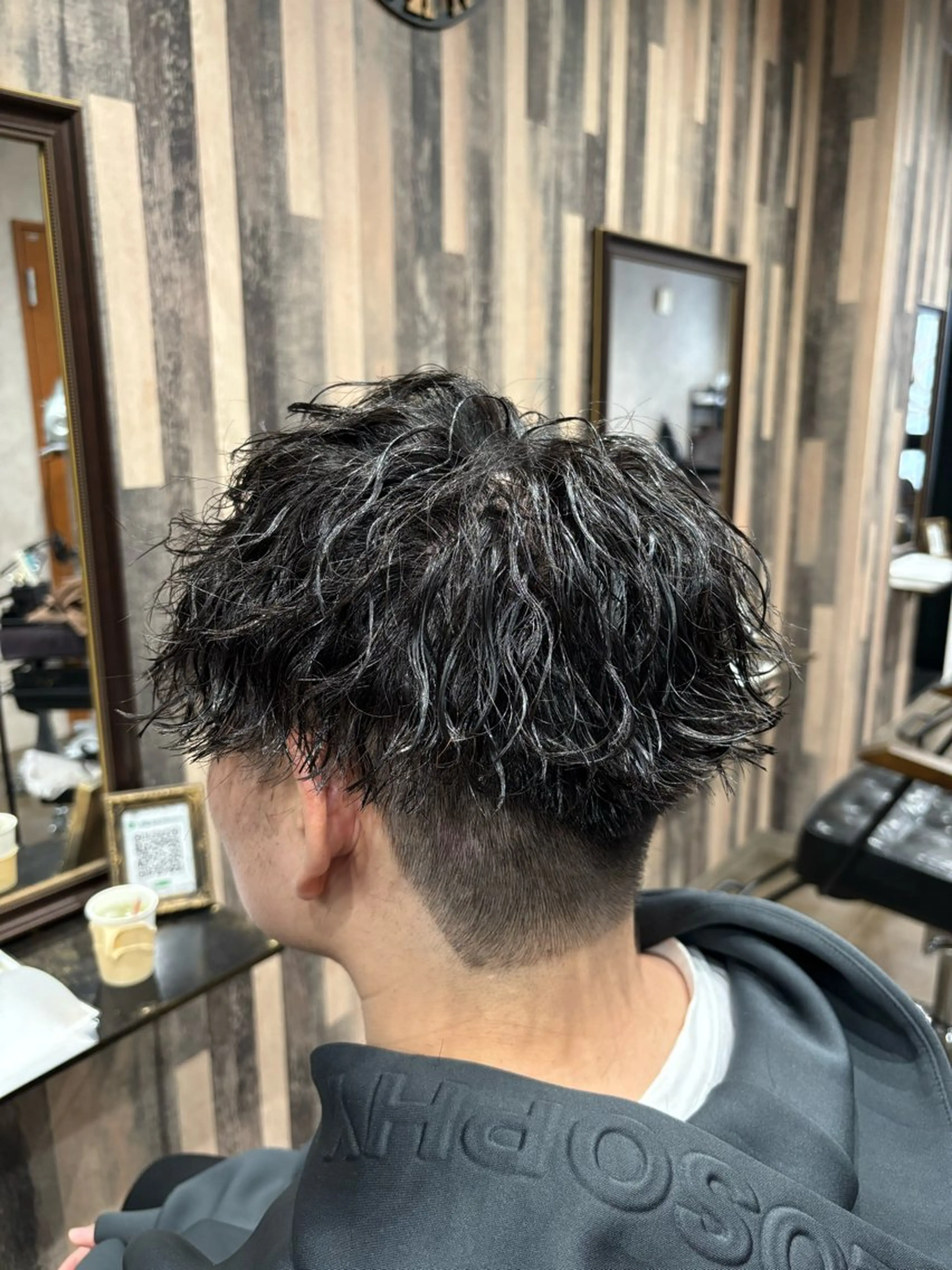 パーマ メンズ カット パーマ トリートメント パーマ職人🔥／短髪 執行役員／YUTAのヘアスタイル