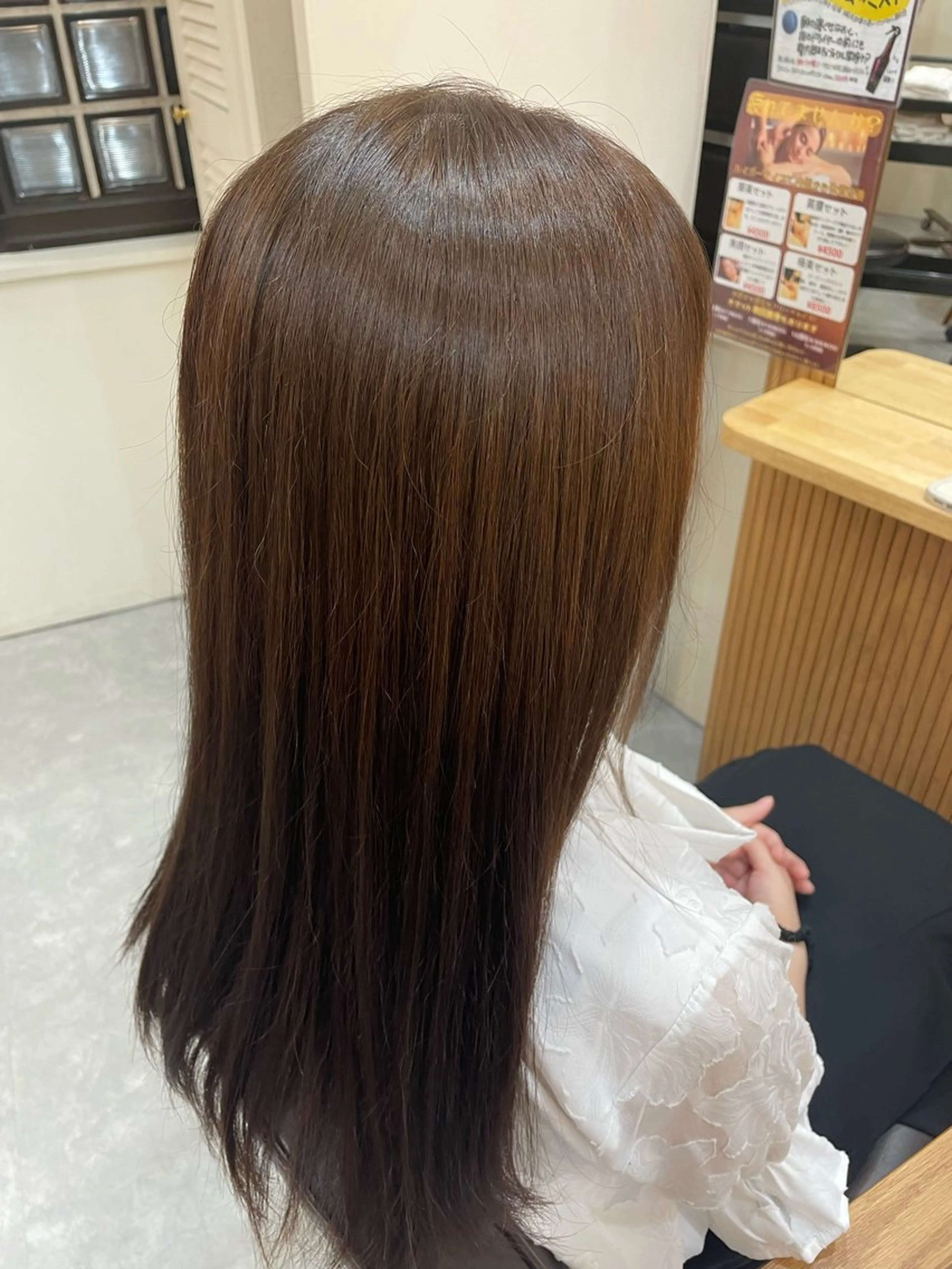 ブリーチなしワンカラー🩵🫧の写真