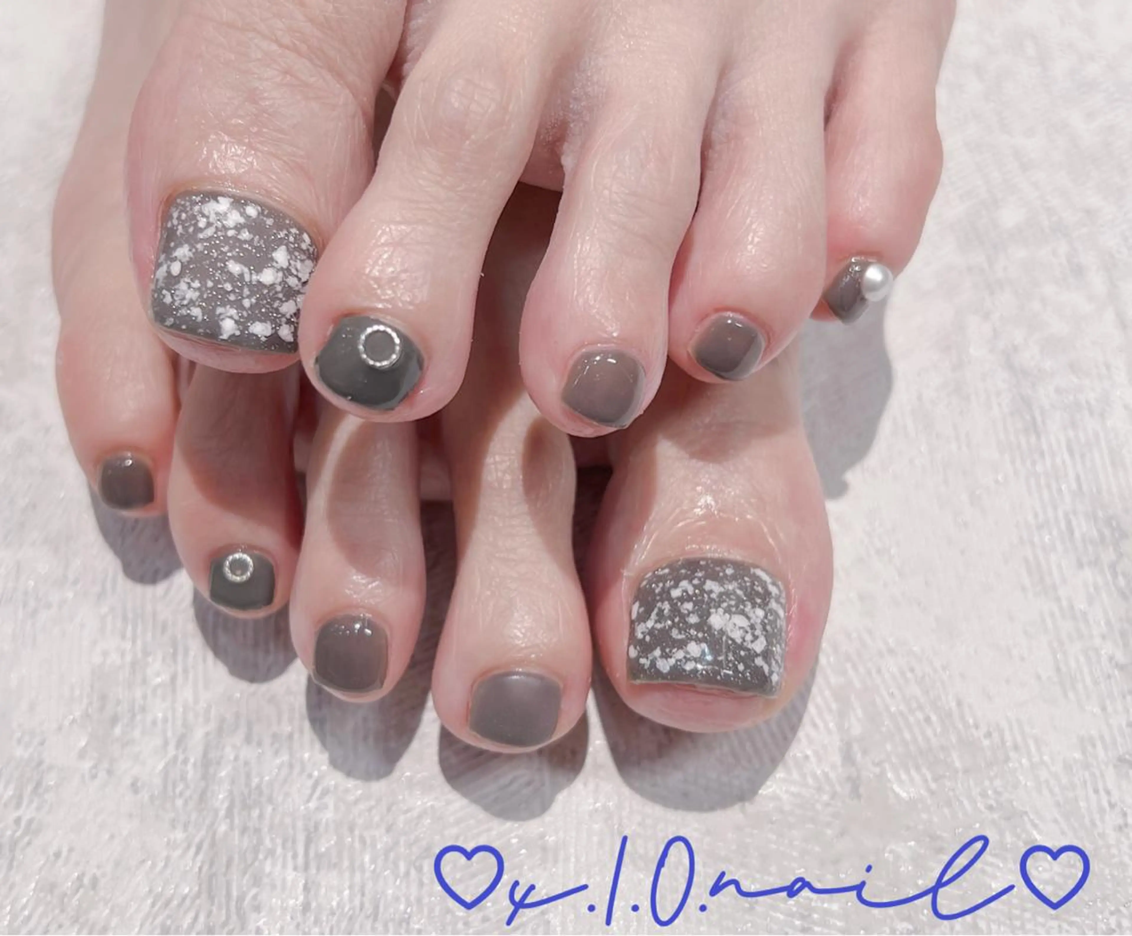 ネイル フットネイル x.1.0.nail ♡Cのネイルデザイン