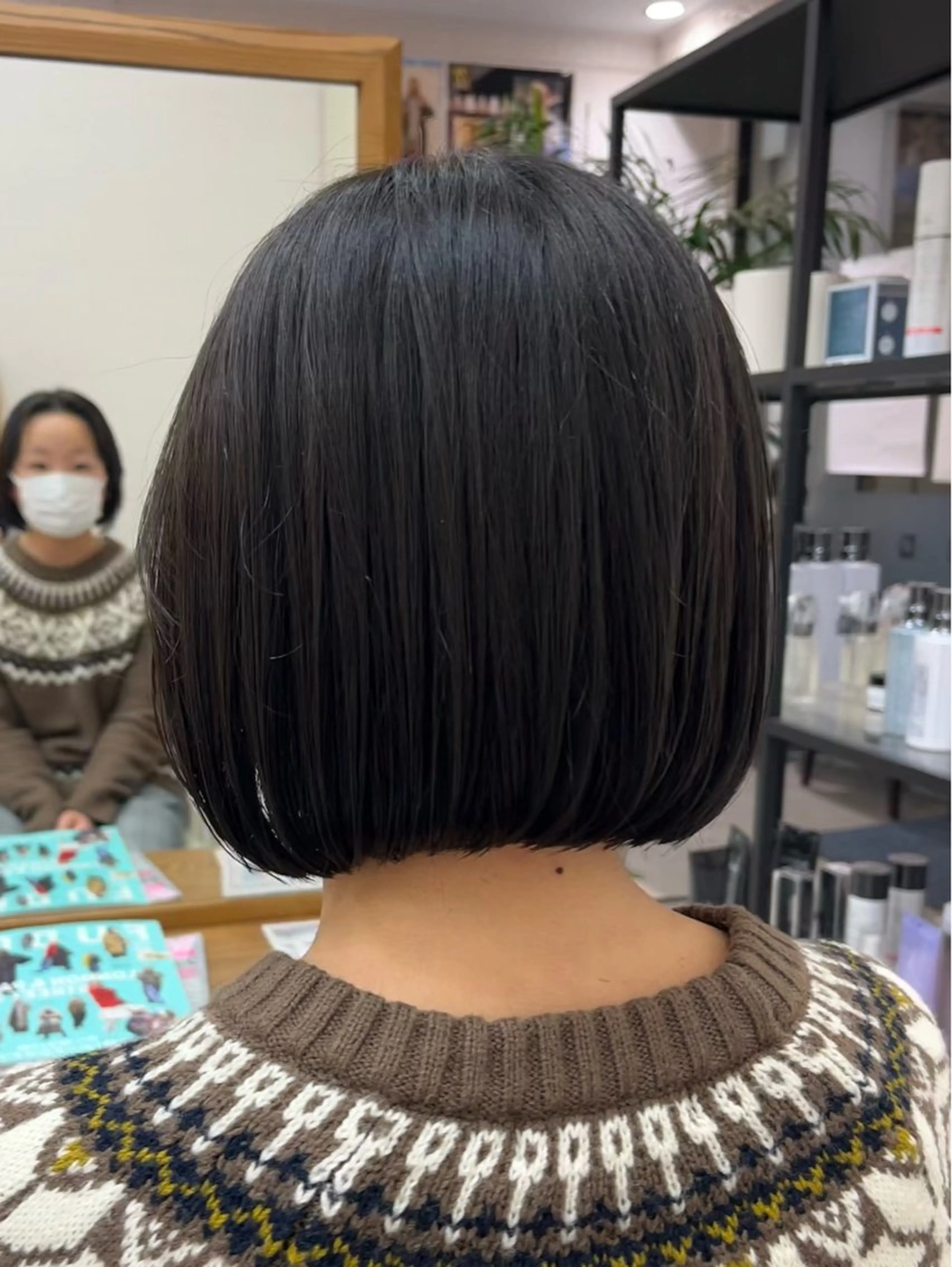 ミディアム カット バレイヤージュ/ヘア アレンジ/shionのヘアスタイル