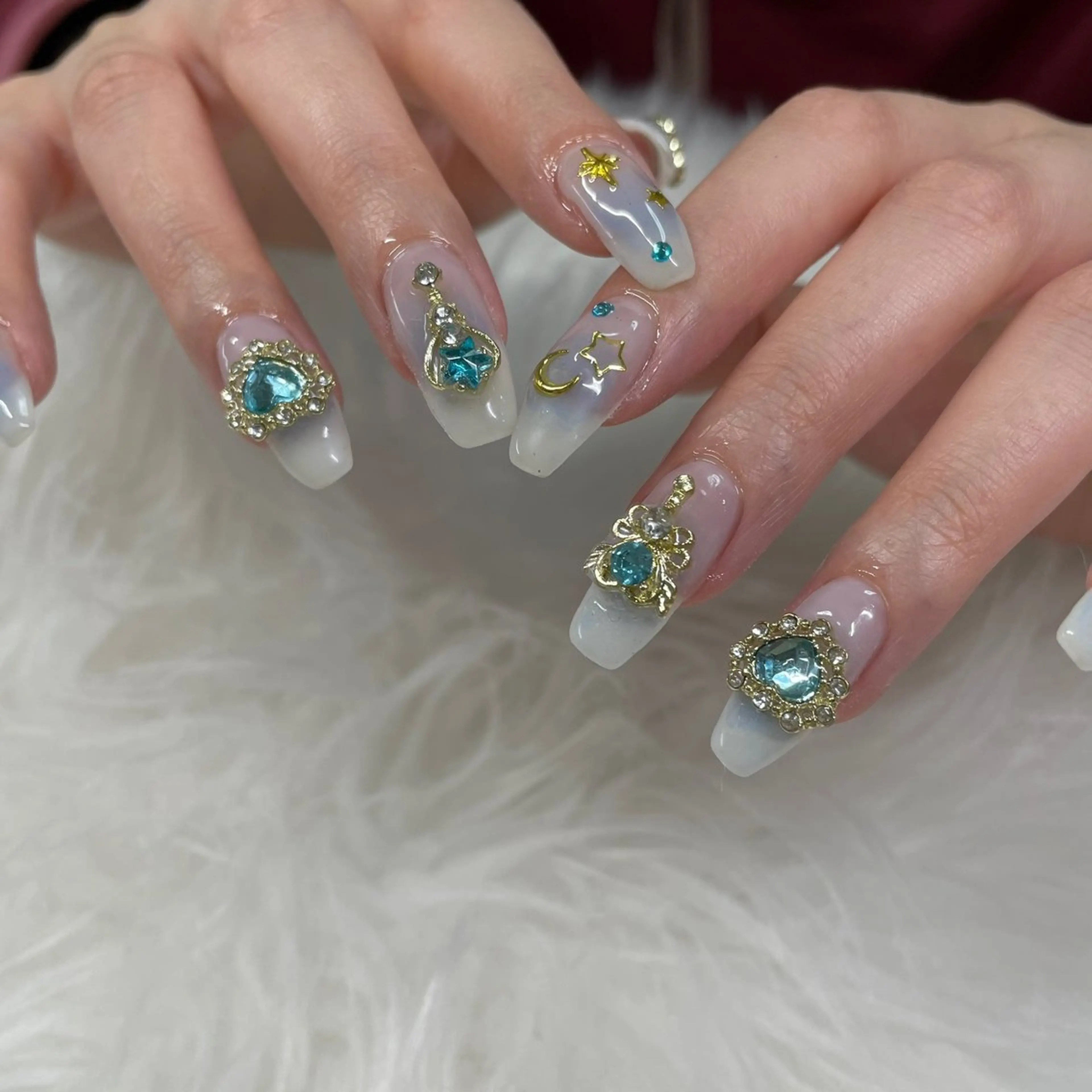 ネイル チークネイル ハンドネイル フットネイル chai大阪上本町 sayakaのネイルデザイン