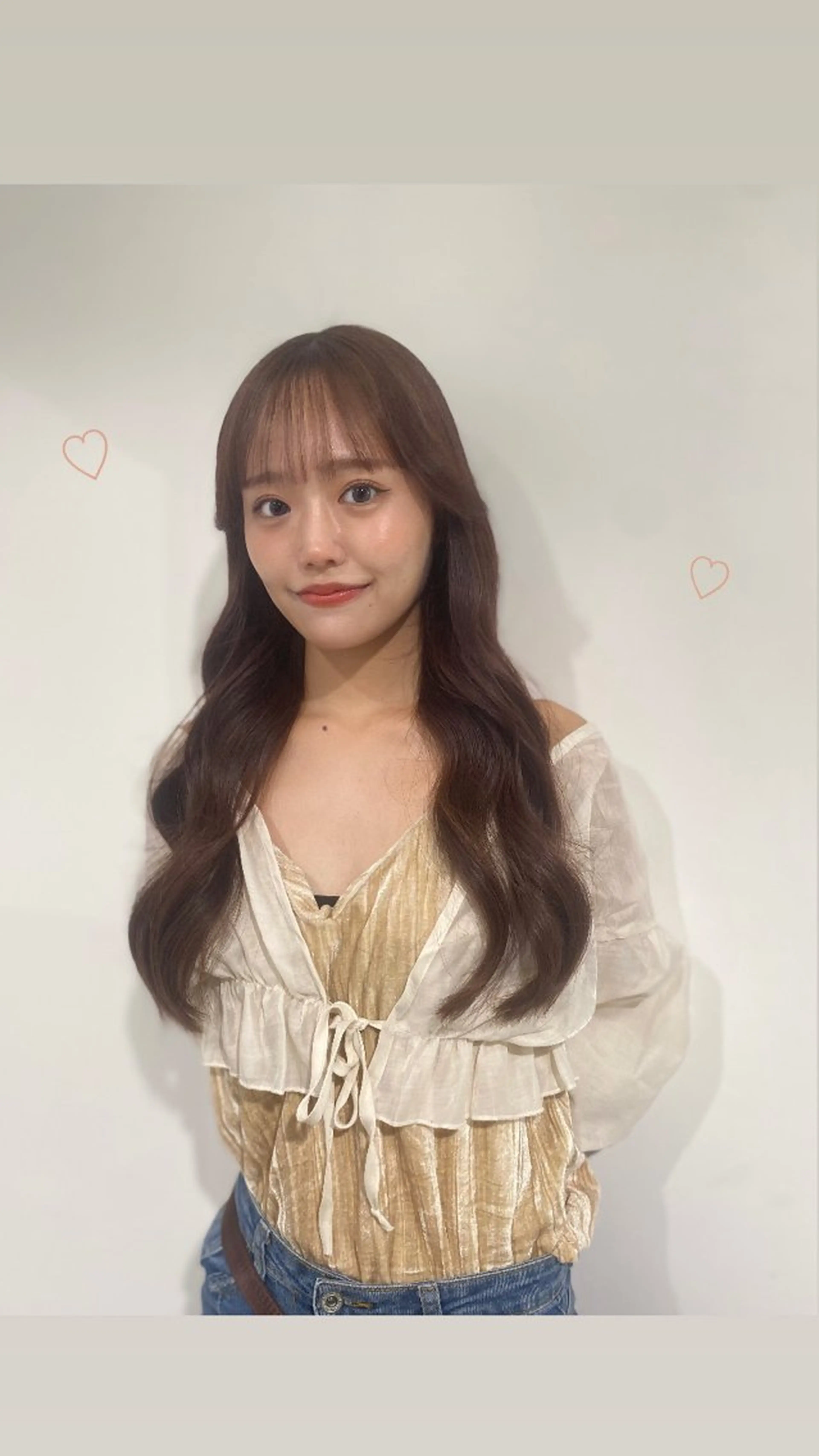 カラー AO所属・RISAKO 艶髪モテヘア🎀府中のヘアスタイル