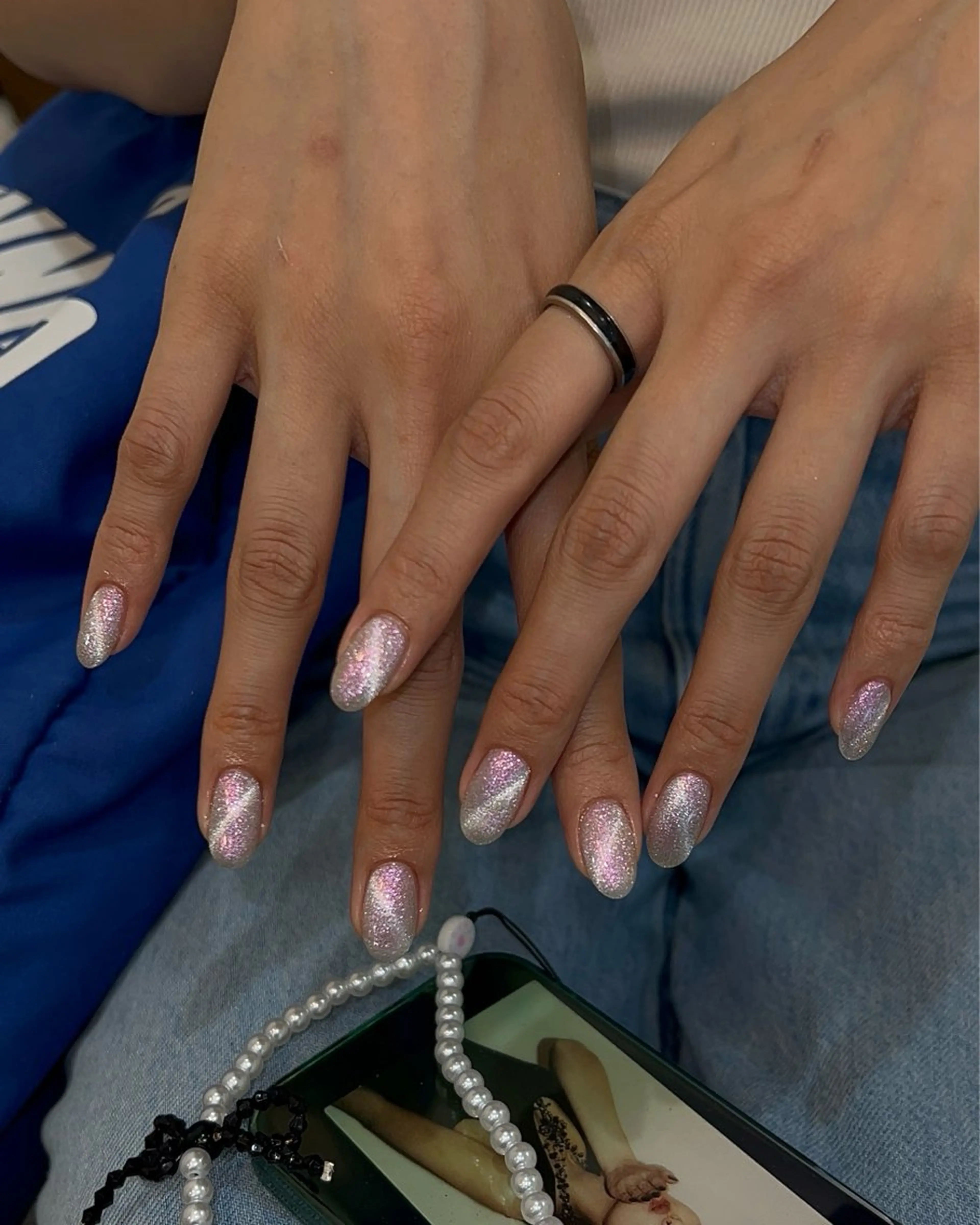 ネイル マグネットネイル ハンドネイル フットネイル ハンドケア Nes.Nail所属・Miyagi Asamiのネイルデザイン