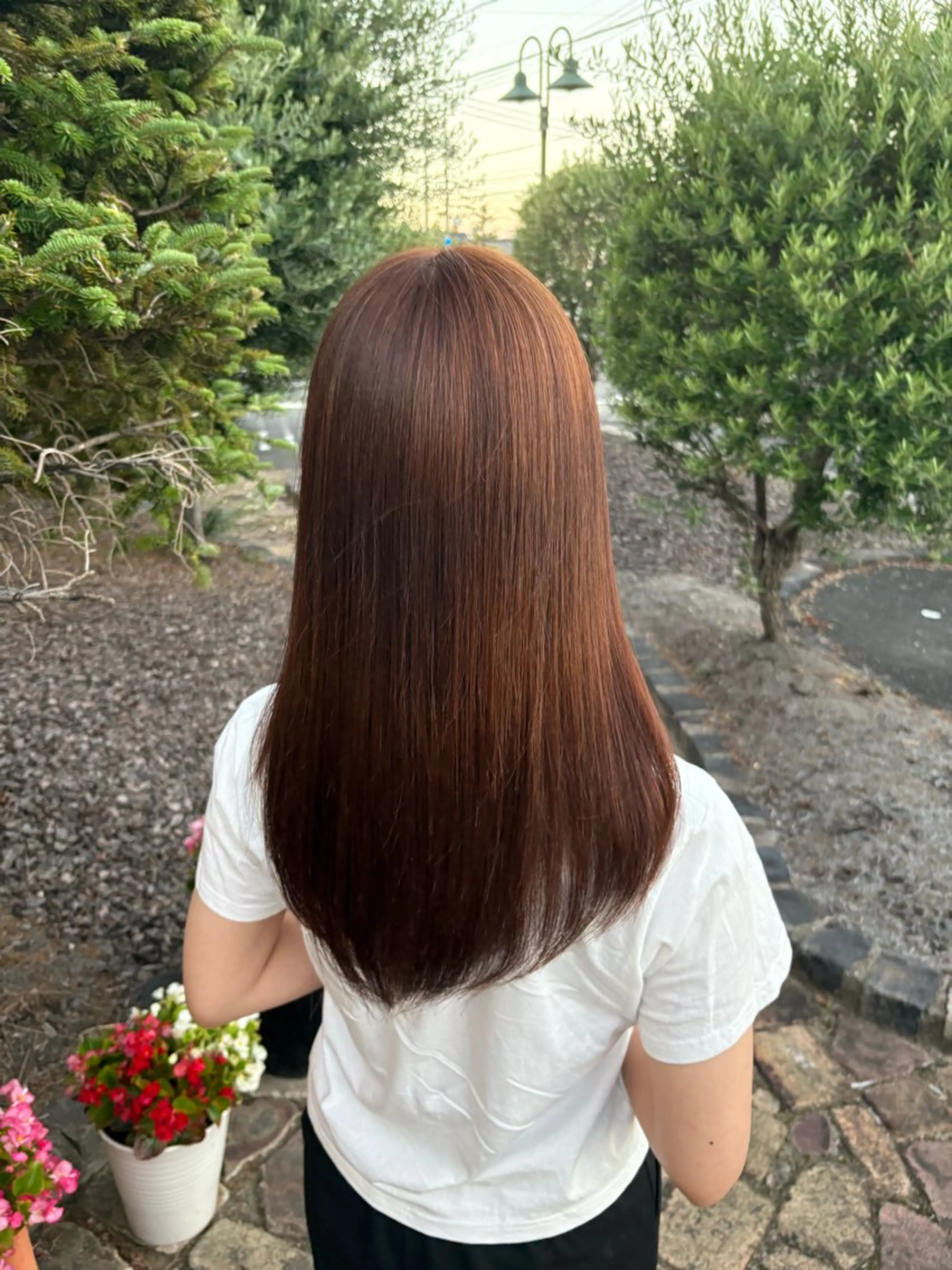 ロング カラー カット ヘアカラー Flat /rina🧸のヘアスタイル