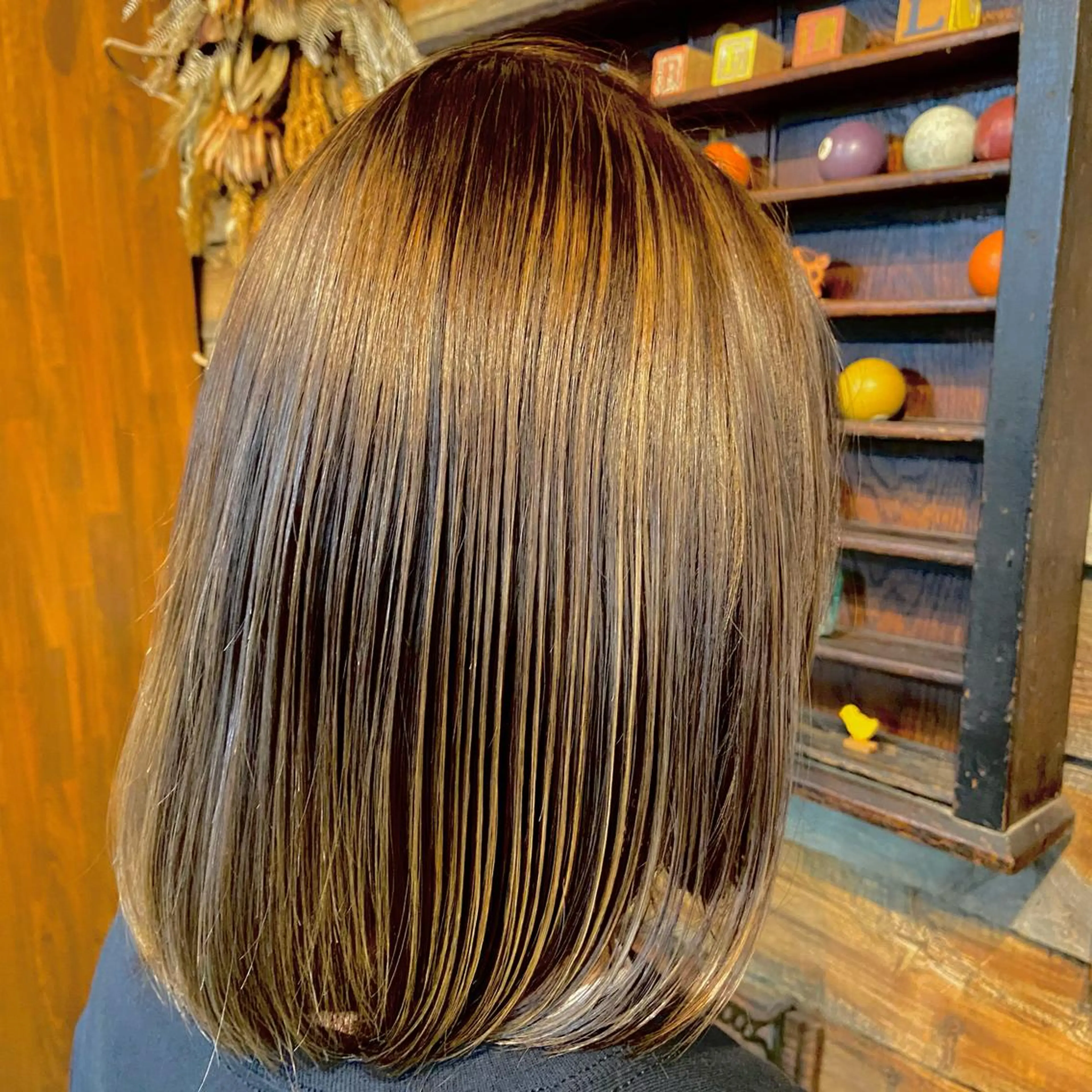 ミディアム カラー ヘアカラー 川崎 かなでのヘアスタイル
