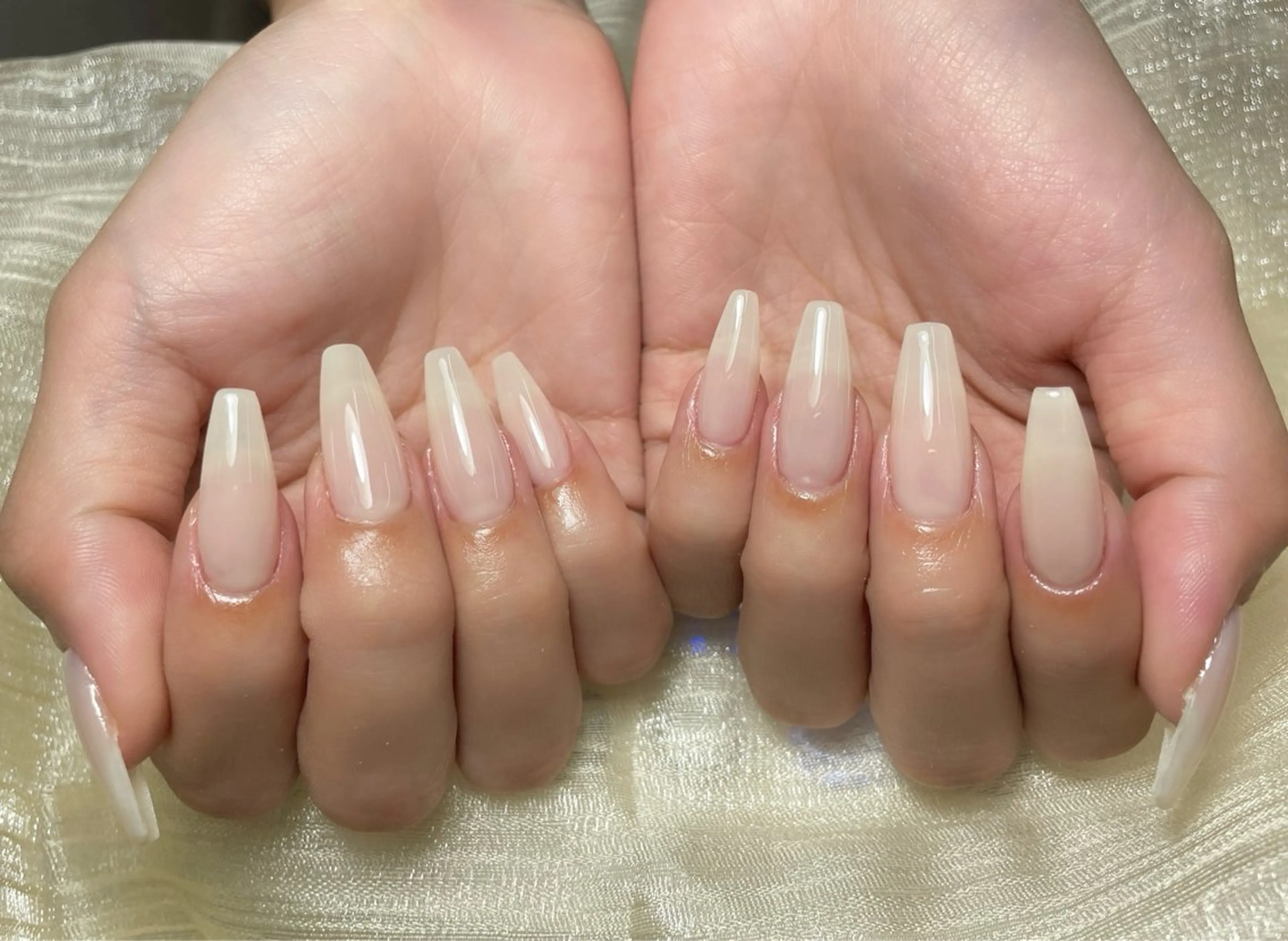 チップ長さだしワンカラ(オフ無し)の写真