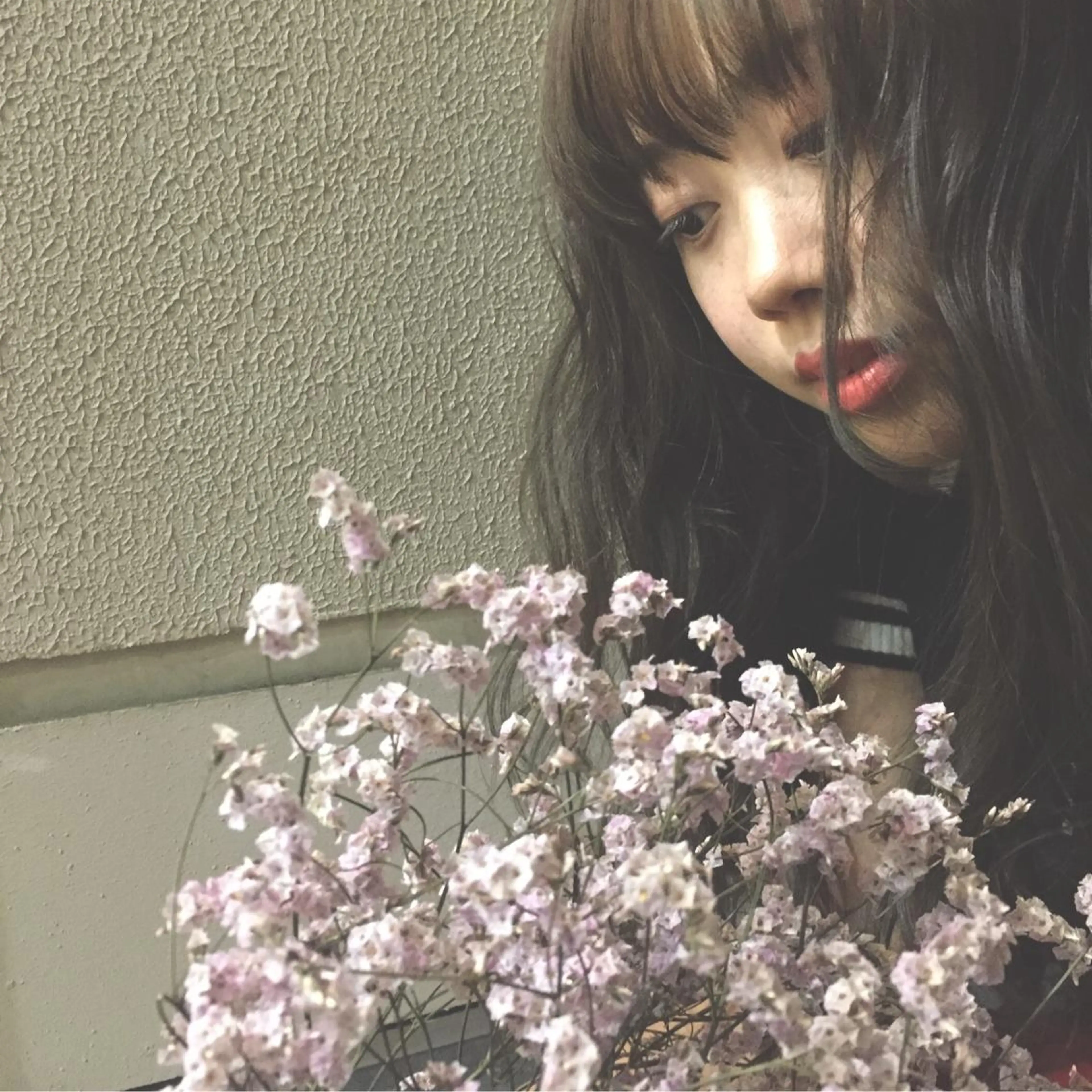 ロング 黒田瀬奈/ボブ まろやかベージュのヘアスタイル