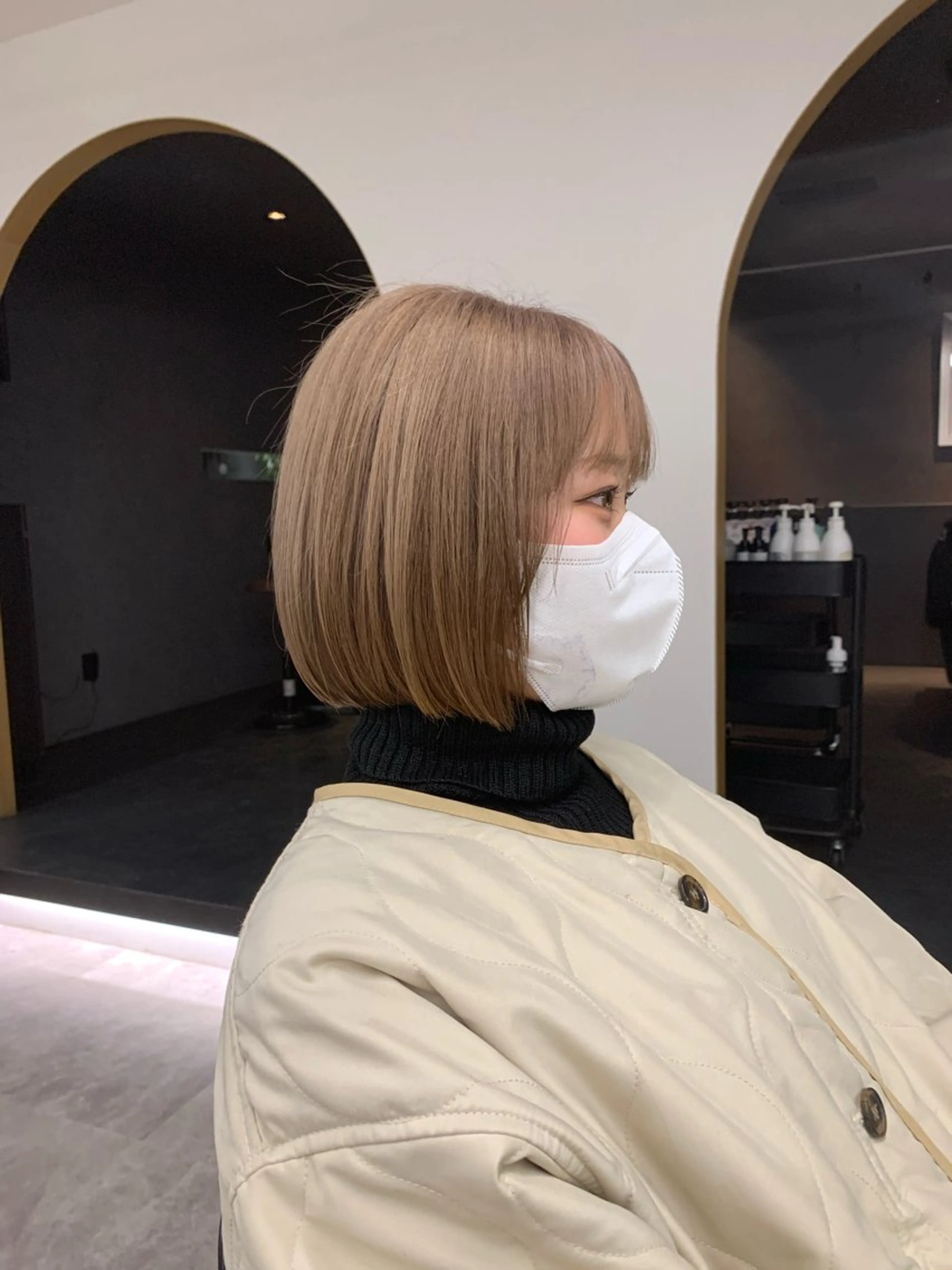 ミディアム カラー カット ヘアカラー トリートメント Rubik's 和歌山×ミルボンAujua 認定サロン所属・濱野 晃佑のヘアスタイル