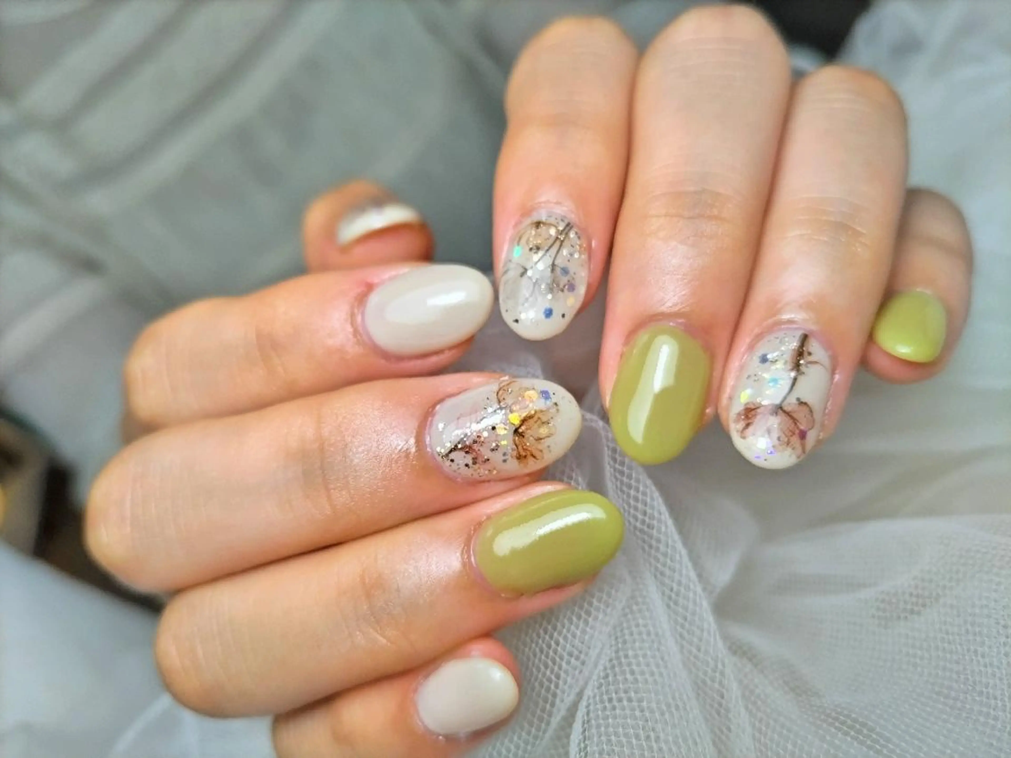 ネイル ハンドネイル 門戸厄神プライベートサロンulunail所属・ulunail mikaのネイルデザイン