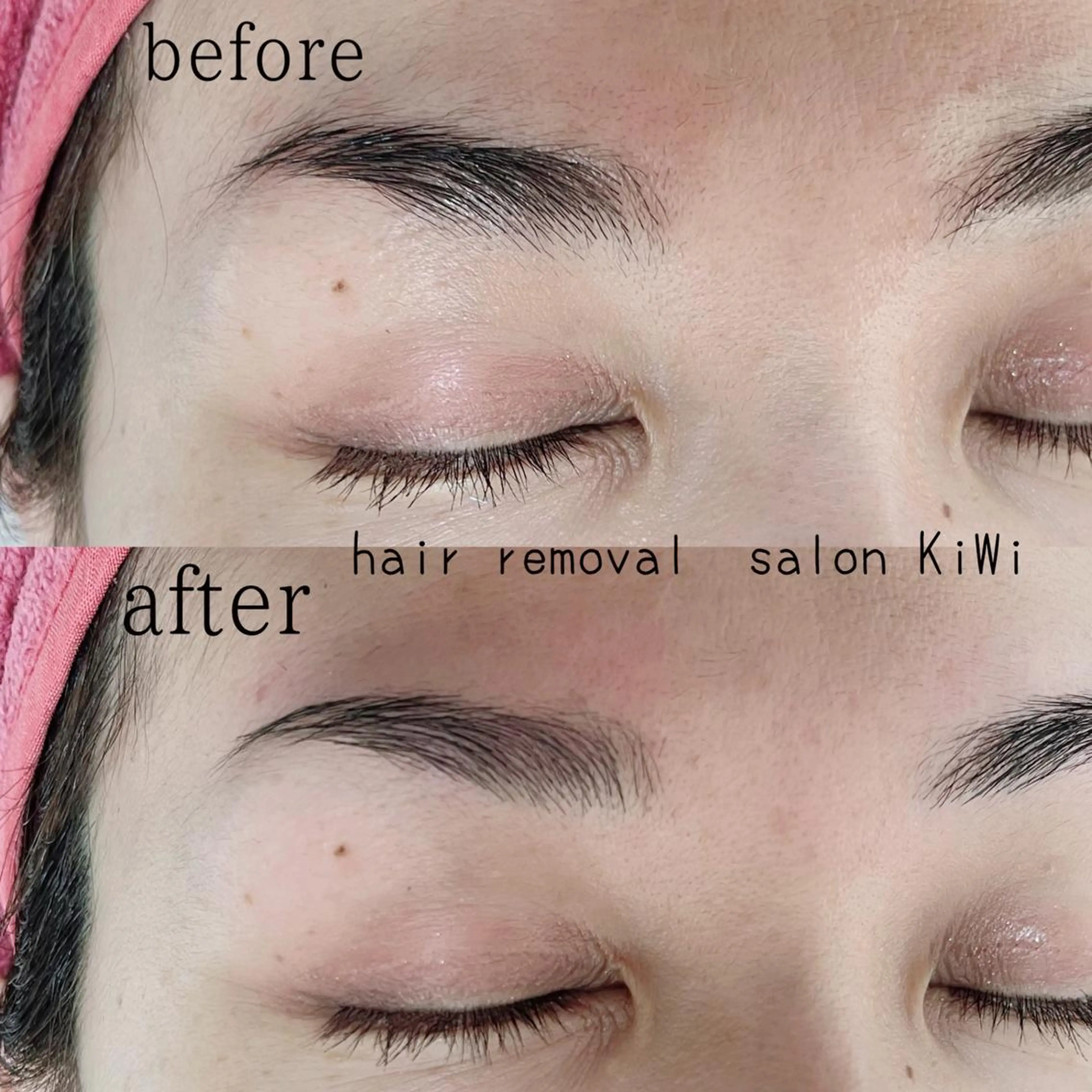 アイブロウ 眉毛ワックス脱毛 脱毛サロン KiWiのエステ・リラクイメージ