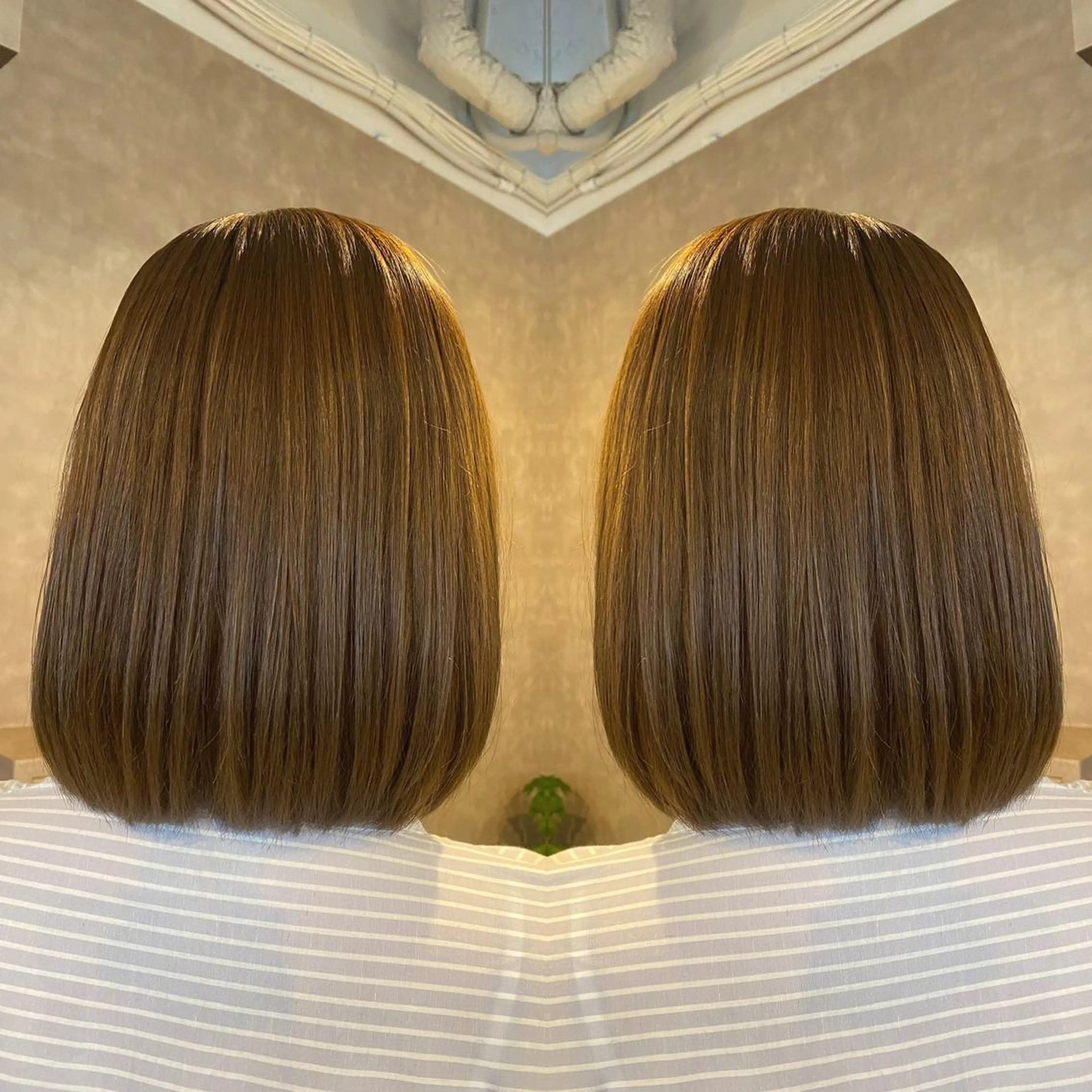 ミディアム カラー tocca 💜石田愛結💜のヘアスタイル