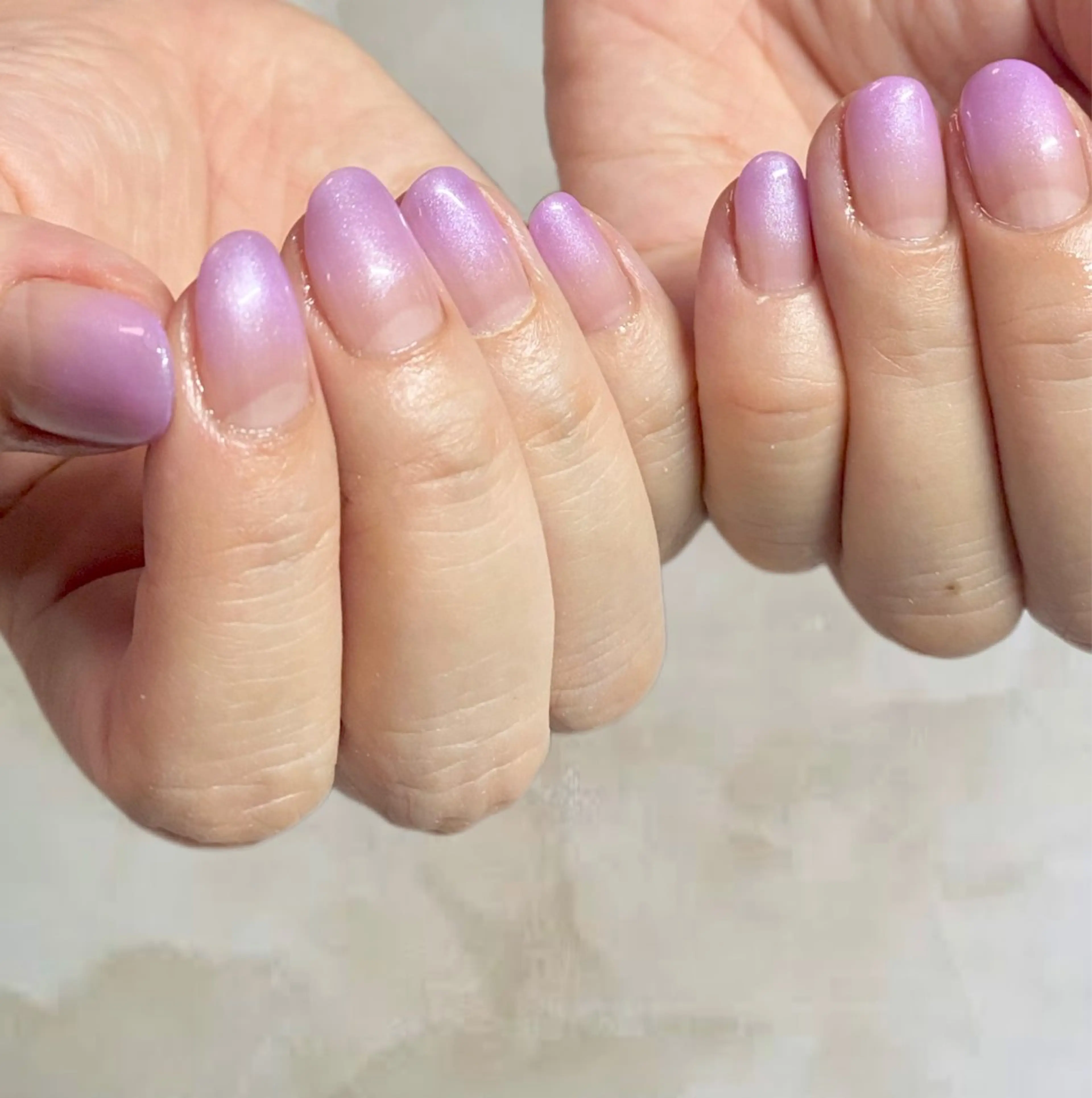 ネイル グラデーション シンプルネイル 足立区　五反野 自宅サロンのネイルデザイン