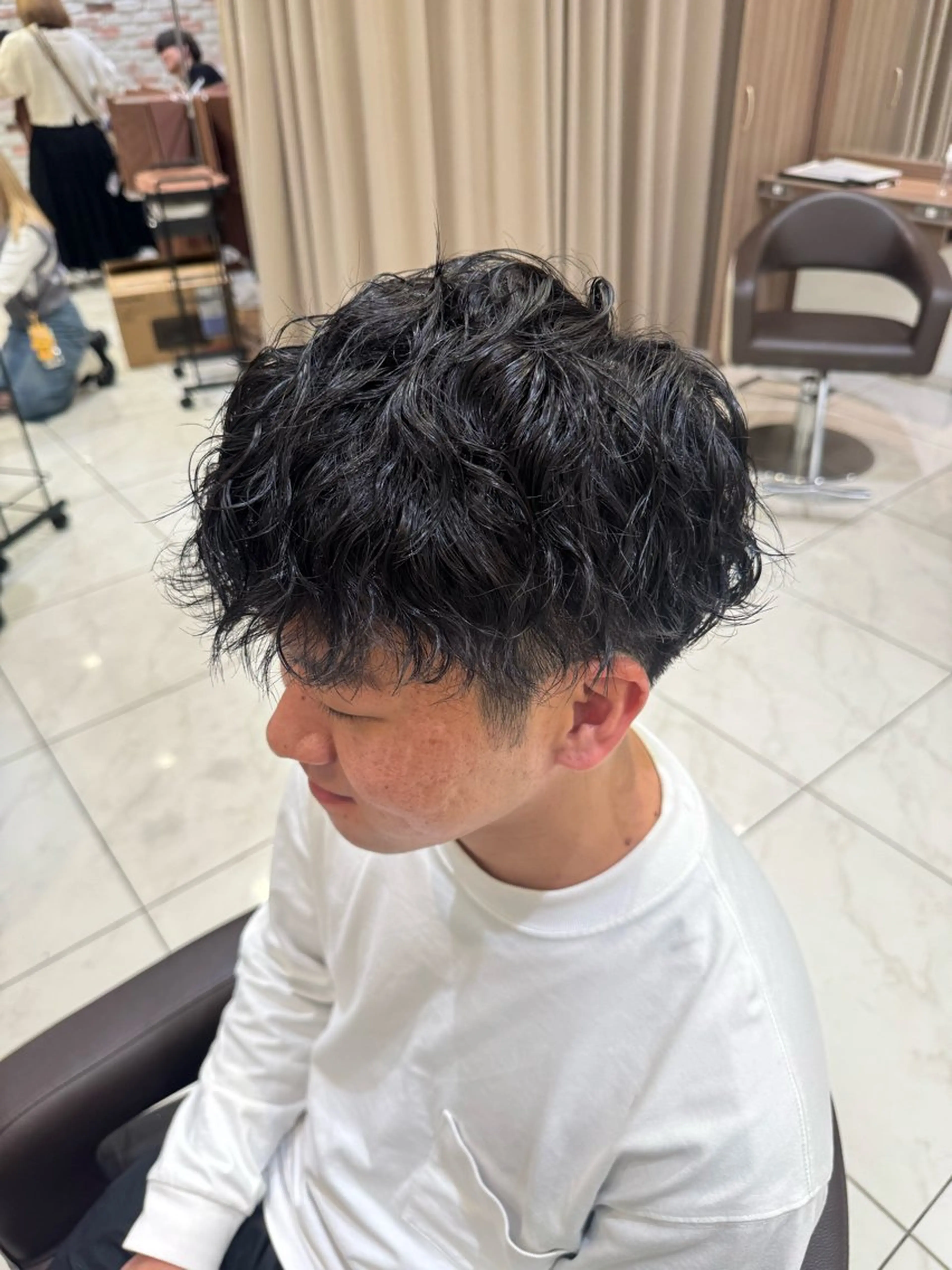 パーマ メンズ メンズパーマ ツイストスパイラルパーマ スパイラルパーマ 🎀メンズカット/ 齋藤 優姫🎀のヘアスタイル