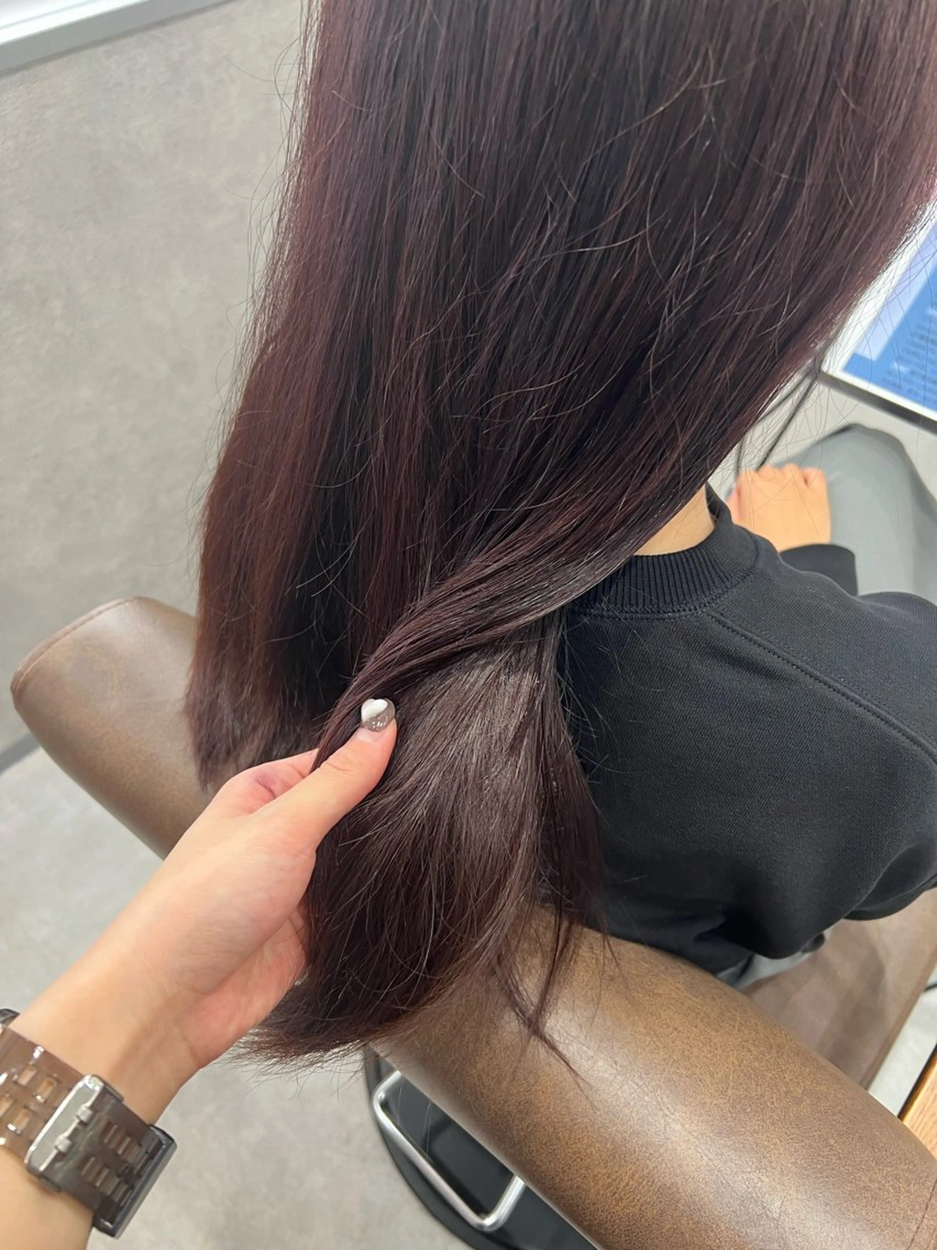 ロング カラー ヘアカラー トリートメント 美髪矯正/髪質改善 🌼 原田 愛弓のヘアスタイル