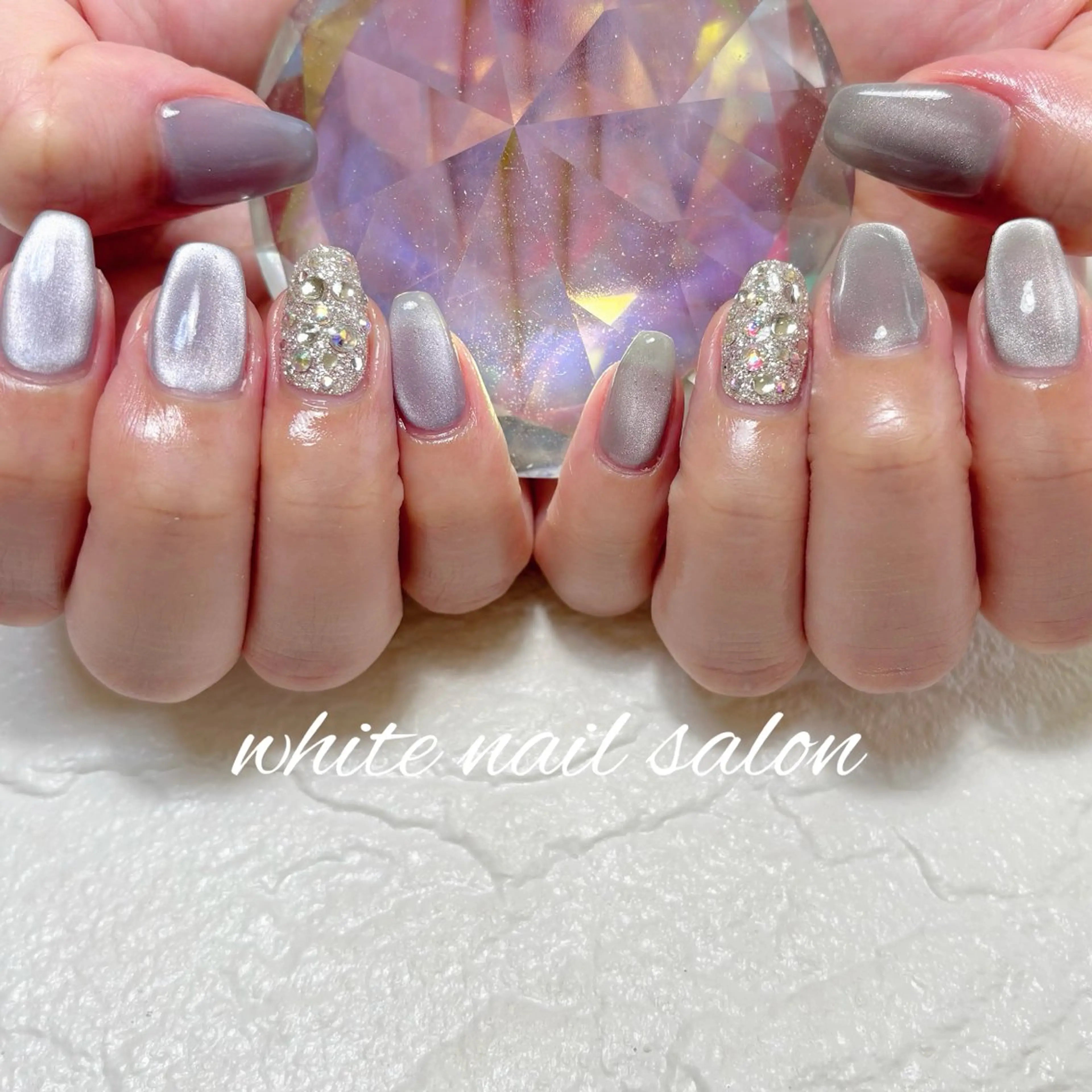 ネイル フットネイル ハンドネイル white nail salonのネイルデザイン