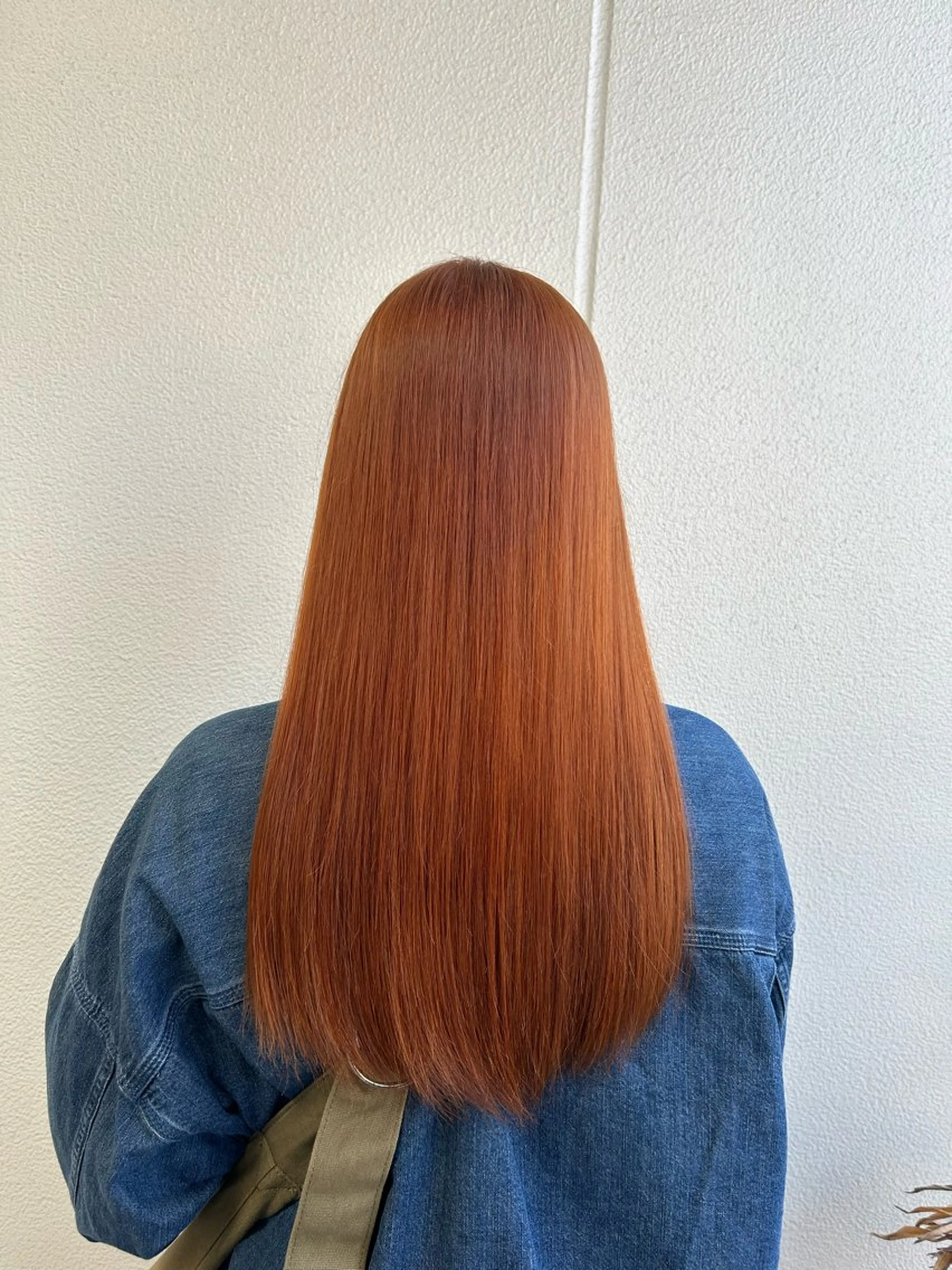 ロング カラー ヘアアレンジ オレンジ 《暖色/韓国hair 》🇰🇷桑原ユキネのヘアスタイル