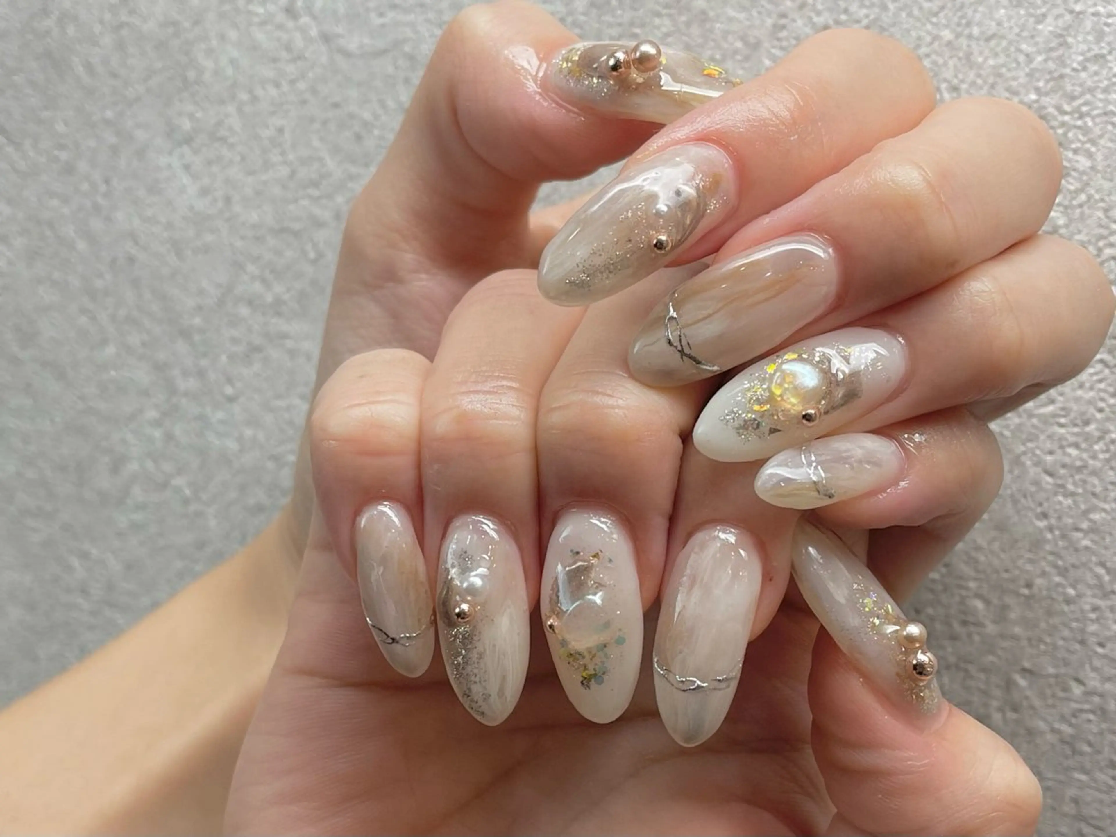 ネイル 持ち込み ハンドネイル riri-nail Rie Endoのネイルデザイン