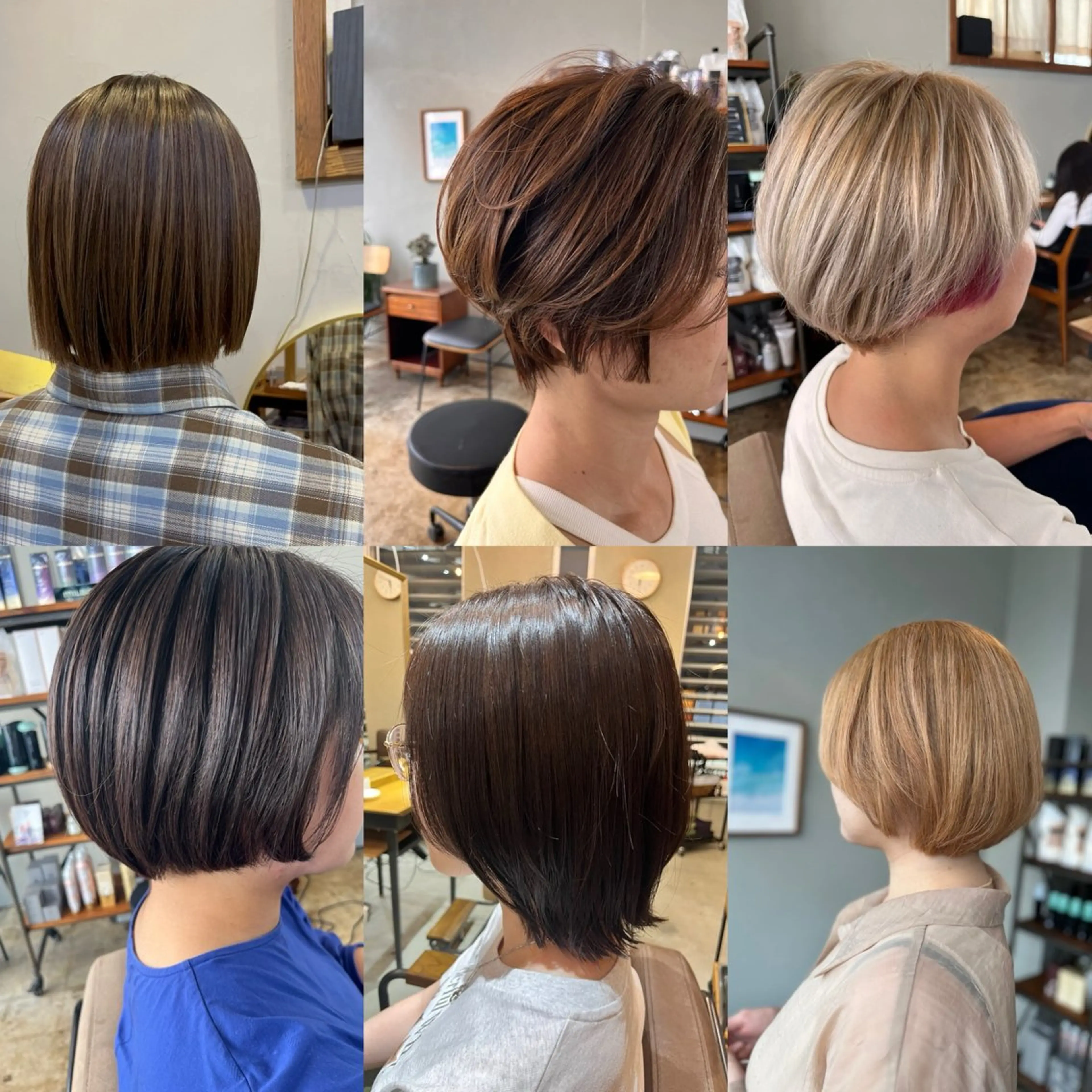 ショート 山口 真里亜のヘアスタイル