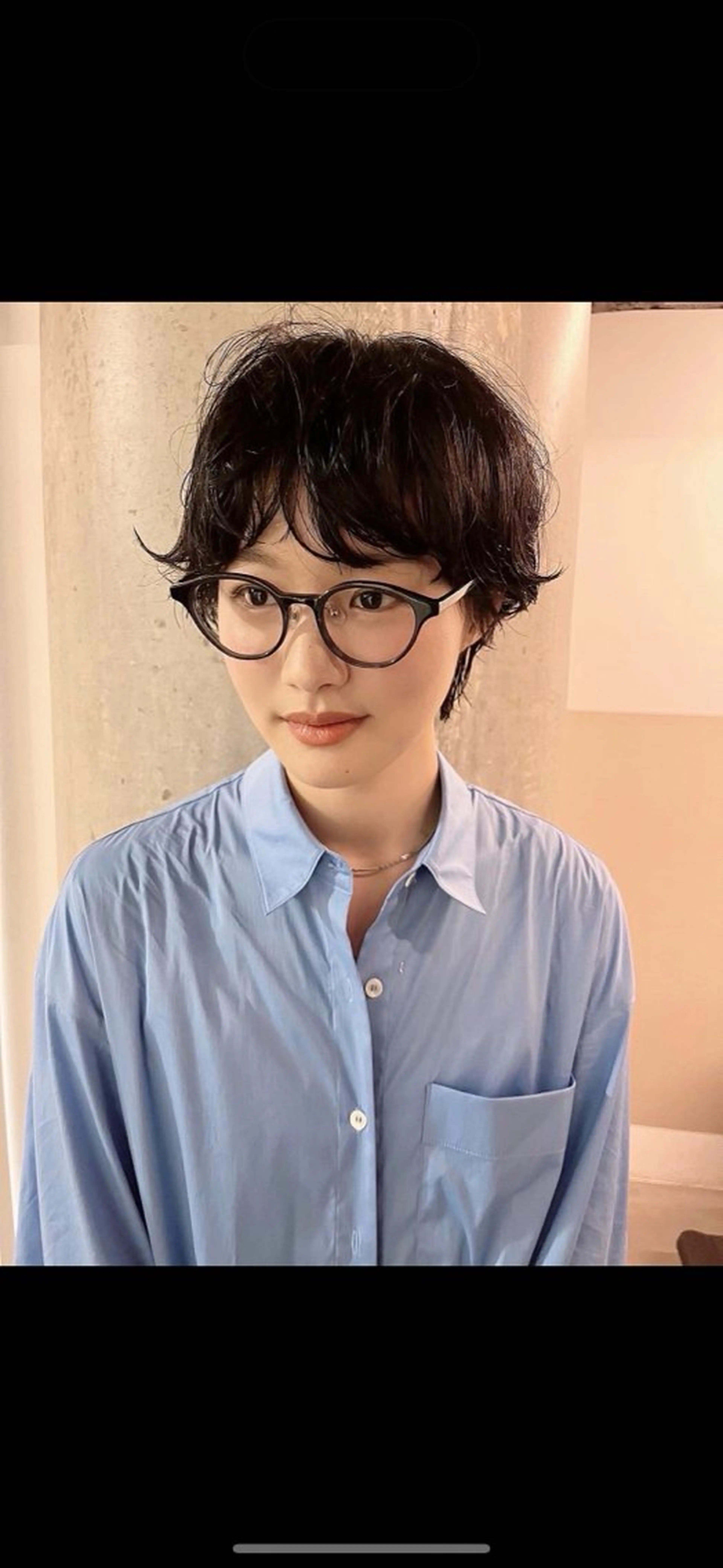 ショート パーマ カット パーマ トリートメント kos所属・ムロ 二子玉川駅のヘアスタイル